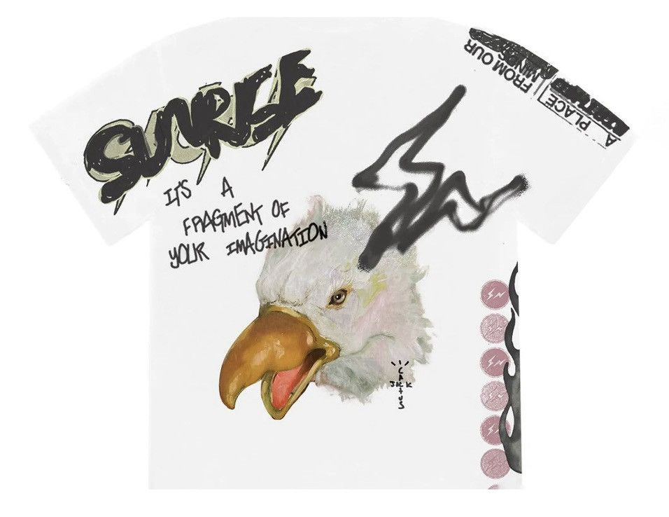 Fragment Design Travis Scott x Fragment Shortsleeve Tee Sz.L Size US L / EU 52-54 / 3 - 2 Thumbnail