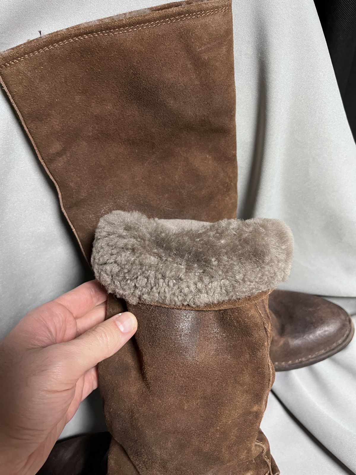 MoMA Moma Avant Garde Brown Leather + Fur Inside Warm Boots Size US 6 / IT 36 - 4 Thumbnail