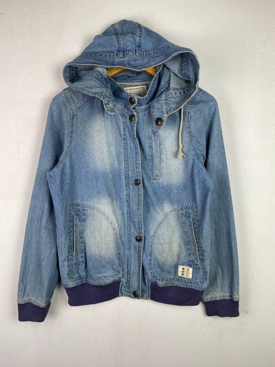 Japanese Brand vintage japanese brands denim hoody nice design Size US M / EU 48-50 / 2 - 1 Thumbnail