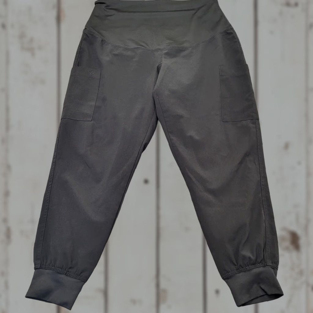 Vintage Med Couture Pants Women's M Black Jogger Scrub Yoga AthleticWomen Size 32" / US 10 / IT 46 - 1 Thumbnail