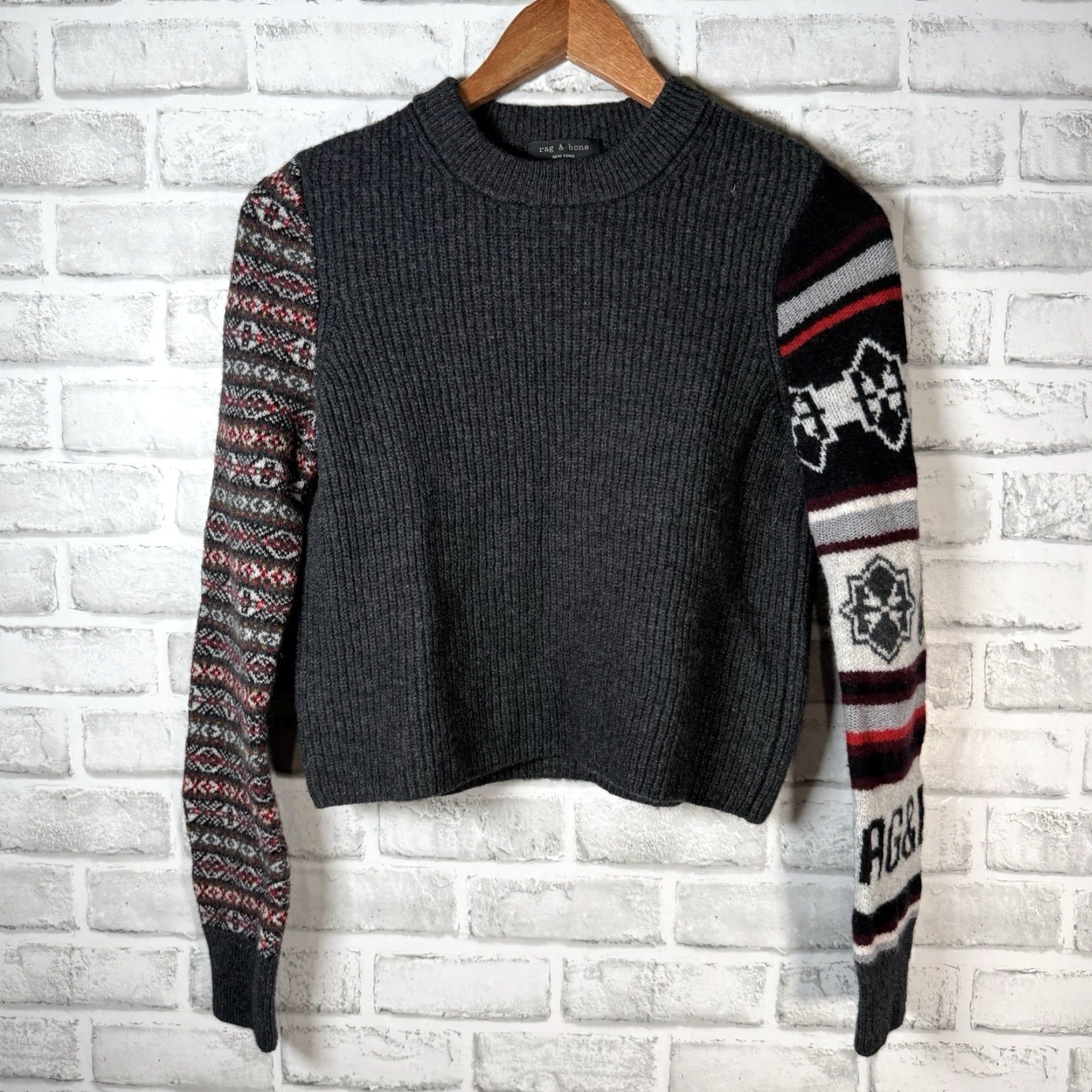 Rag & Bone Rag & Bone 100% Wool Pullover Sweater Womens Size S (P) Size S / US 4 / IT 40 - 2 Thumbnail