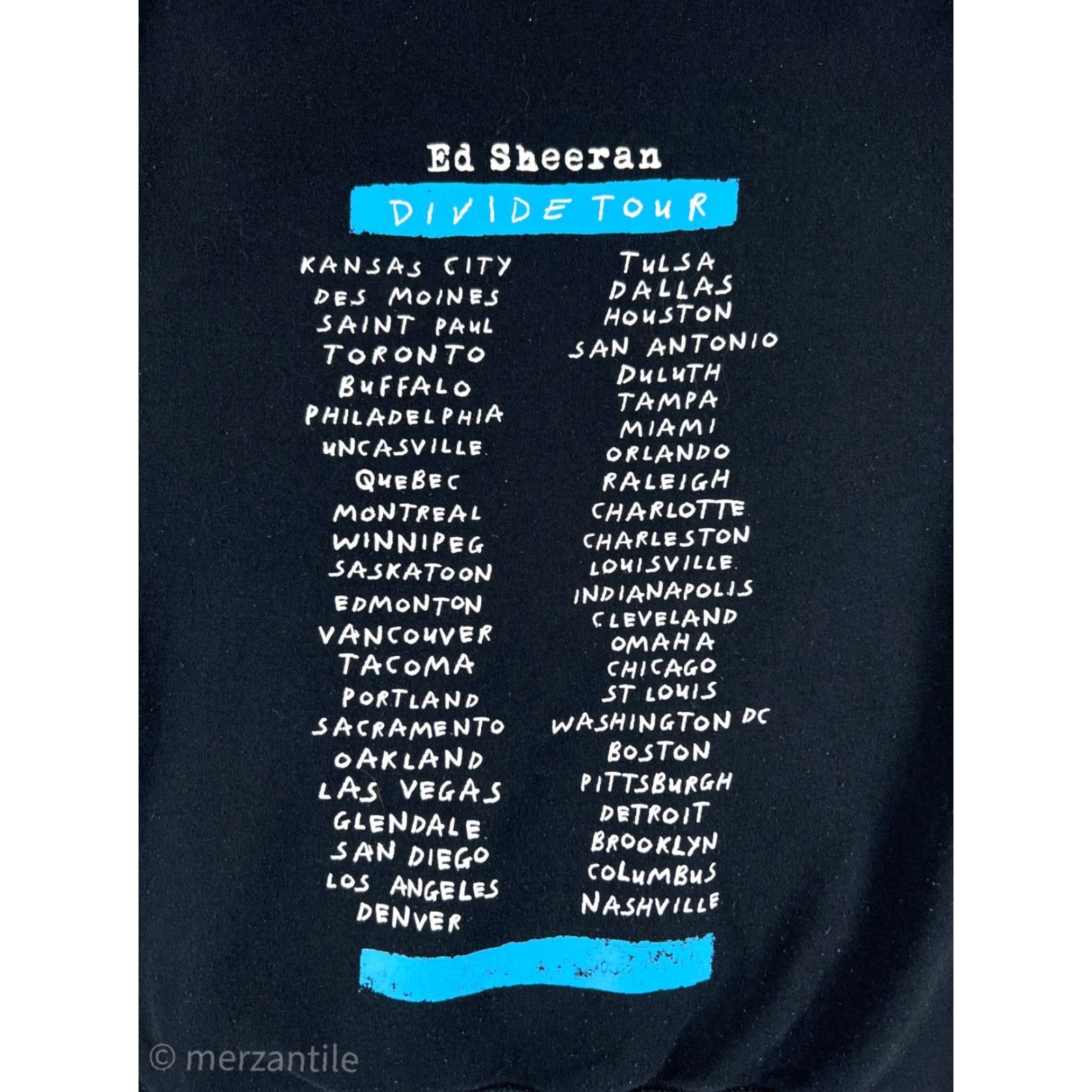 Vintage Ed Sheeran Hoodie Shirt Adult Small Black Cotton Blend Jersey Logo Pocket Zip Full Zip Pullover 2017 Tour Black Mens Size US S / EU 44-46 / 1 - 3 Thumbnail
