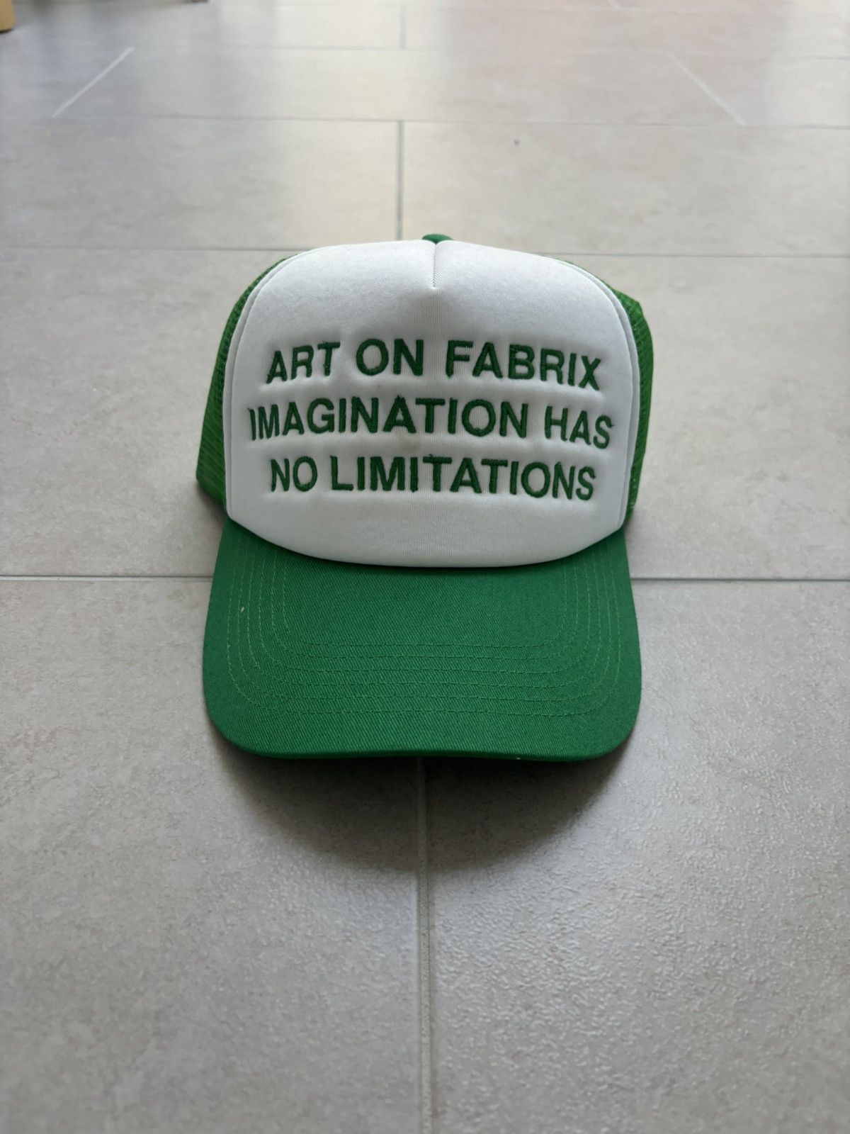 Other Art On Fabrix IMAGINATION HAS NO LIMITATIONS Hat GREEN Size ONE SIZE - 1 Thumbnail