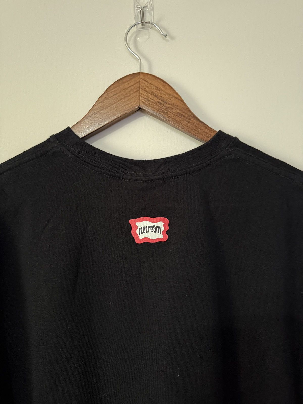 Icecream Ice Cream by Pharrell classic logo t shirt black Size US M / EU 48-50 / 2 - 4 Thumbnail