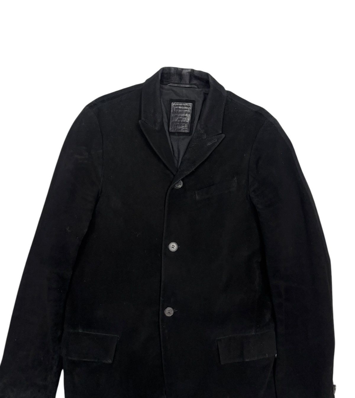 Allsaints 🔥ALLSAINTS SPITALFIELDS COWHIDE LEATHER JACKET BLACK Size US M / EU 48-50 / 2 - 4 Thumbnail