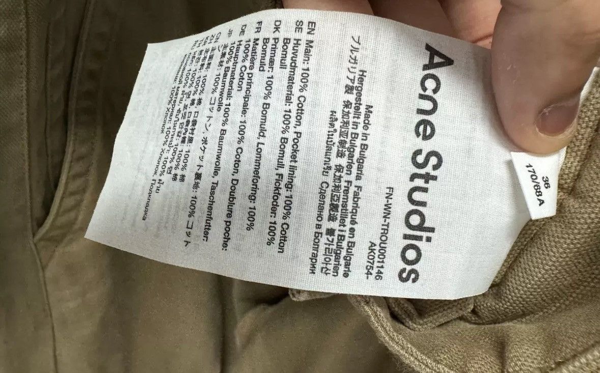 Acne Studios Acne Studios Sand colored Strap Pants2412-Nextarrow Size US 36 / EU 52 - 6 Thumbnail