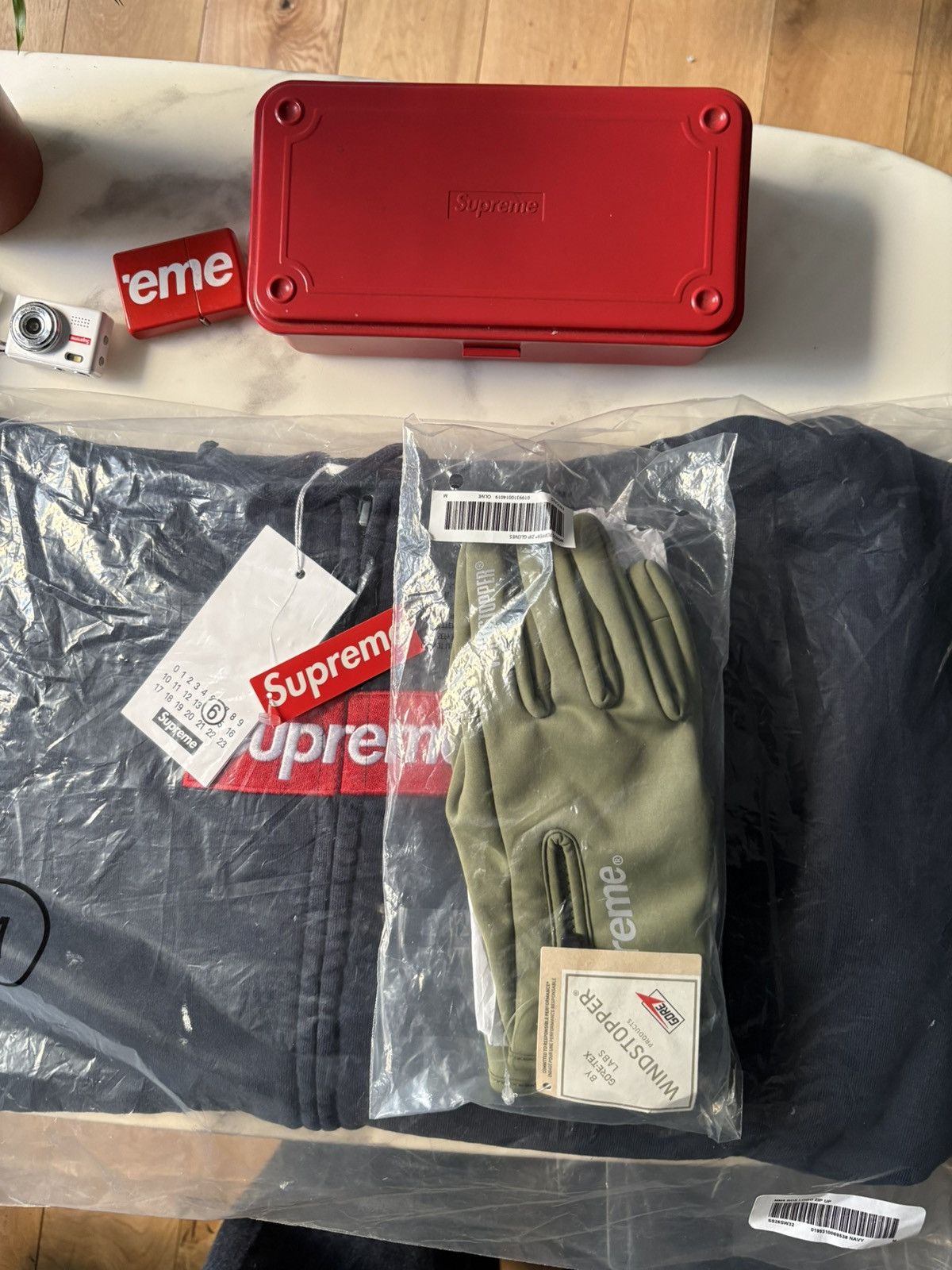 Supreme Supreme F26 gloves | olive Size ONE SIZE - 2 Thumbnail