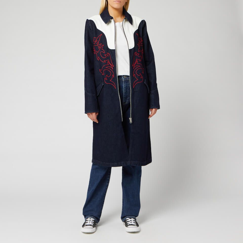 Levi's NWT Levi's Denim Empire Western Coat Long Jacket XS Size XS / US 0-2 / IT 36-38 - 1 Thumbnail