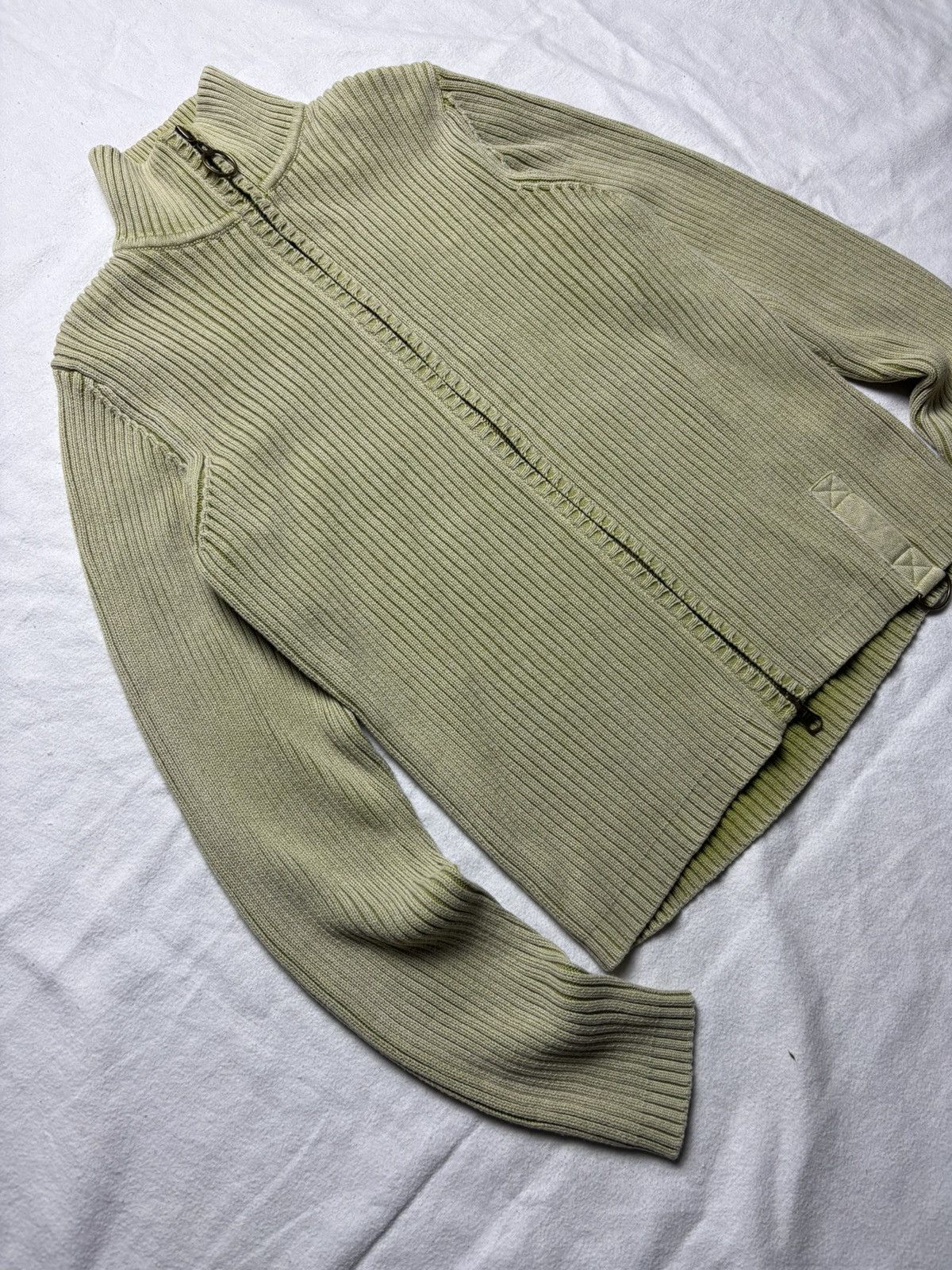 If Six Was Nine × Le Grande Bleu (L.G.B.) × Vintage AVANT GARDE 2000S WASHED KNITTED SWEATER Size M / US 6-8 / IT 42-44 - 3 Thumbnail