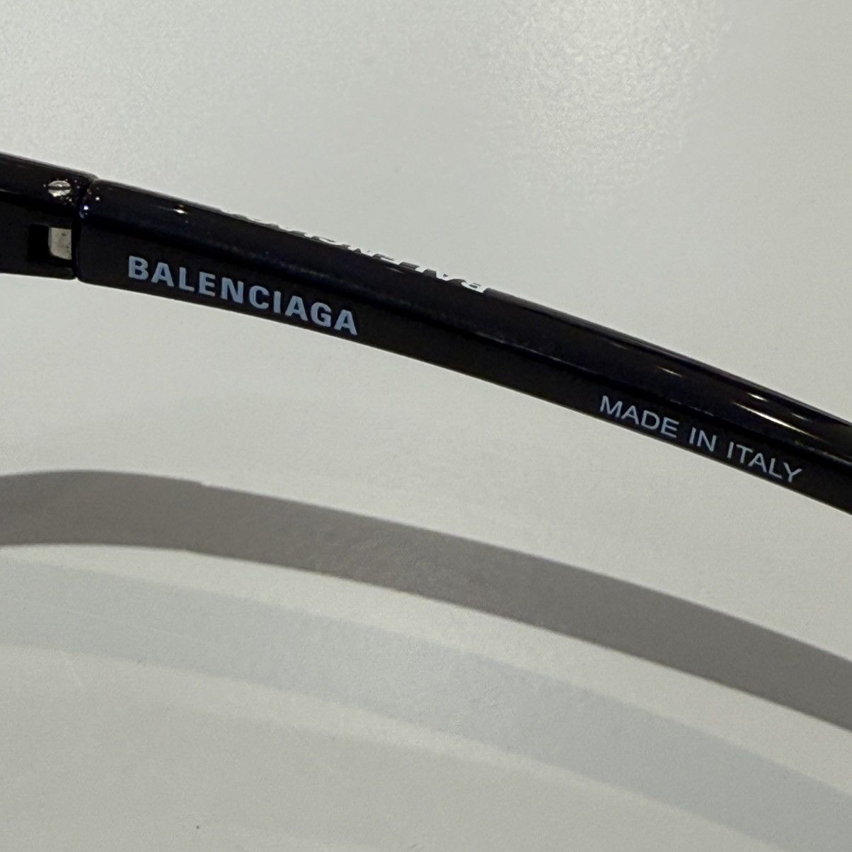Balenciaga Balenciaga Bat Rectangle Sunglasses Black Size ONE SIZE - 6 Thumbnail