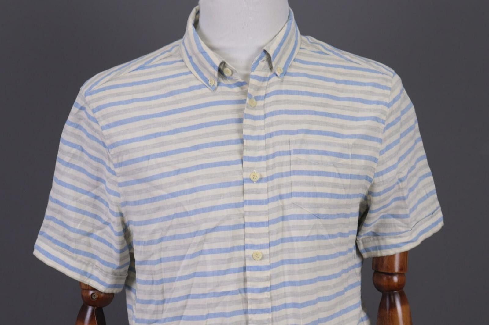 Allsaints AllSaints Multicolor Striped Button Down Shirt Size L Size US L / EU 52-54 / 3 - 2 Thumbnail