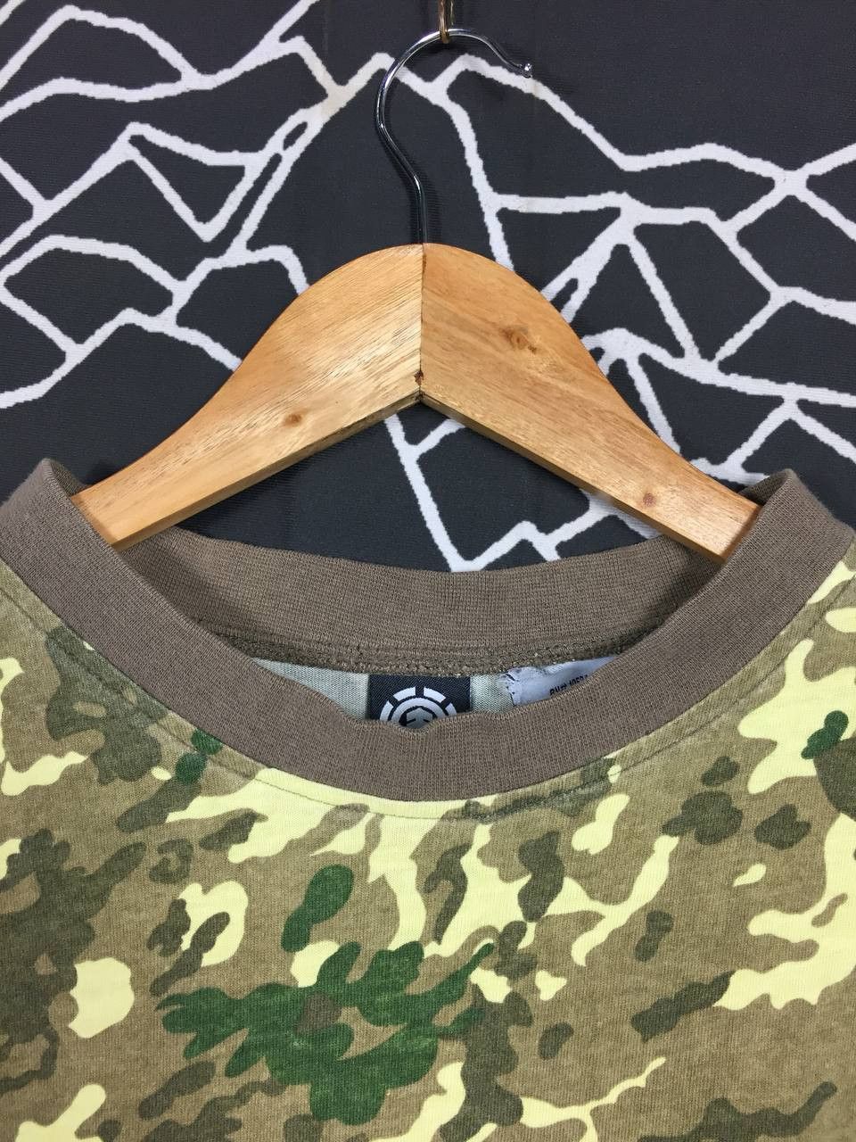 Element × Vintage Element Skateboards Embroidered Logo Camo Tee Size US L / EU 52-54 / 3 - 3 Thumbnail