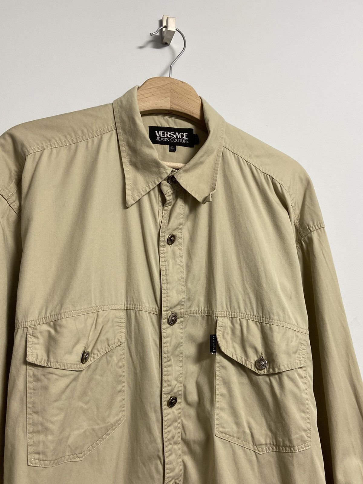 Versace Jeans Couture Versace Jeans Couture Button Up Shirt Size US XL / EU 56 / 4 - 2 Thumbnail