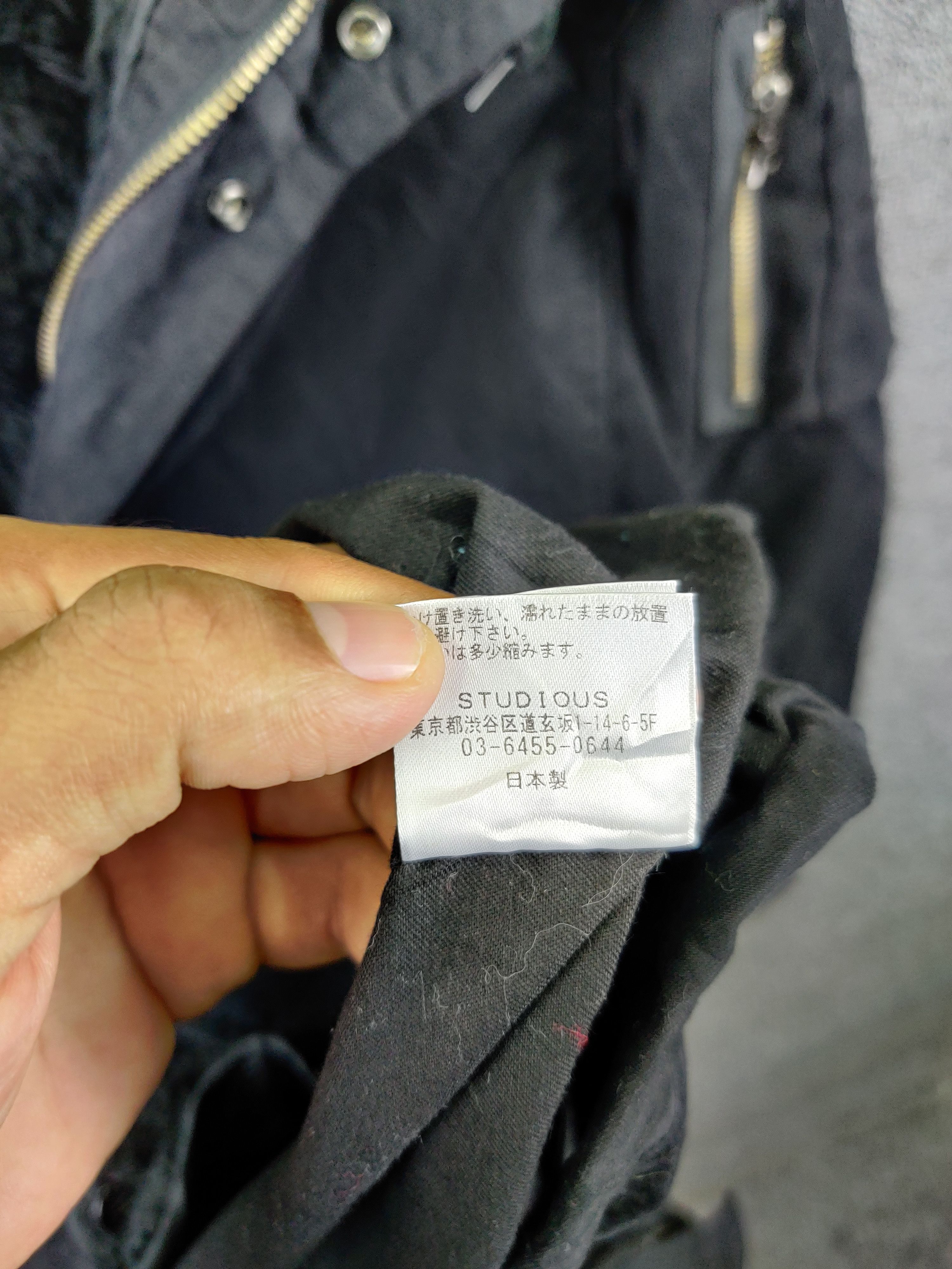 Japanese Brand Vintage Studious N-3B Parka Flight Fur Jacket Size US M / EU 48-50 / 2 - 16 Thumbnail