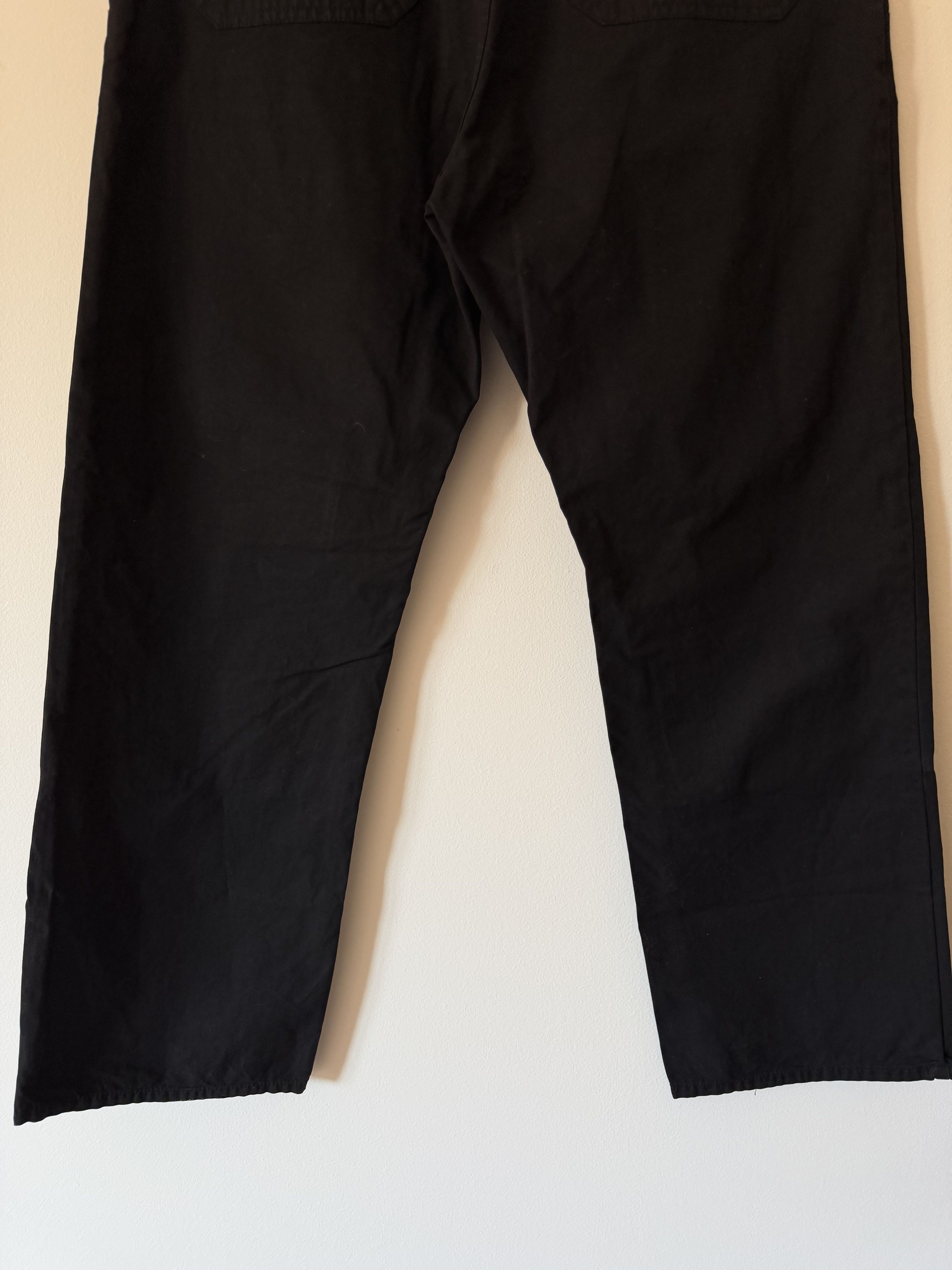 MM6 MM6 Maison Margiela Double Knee Carpenter Pants in Black Size US 32 / EU 48 - 6 Thumbnail