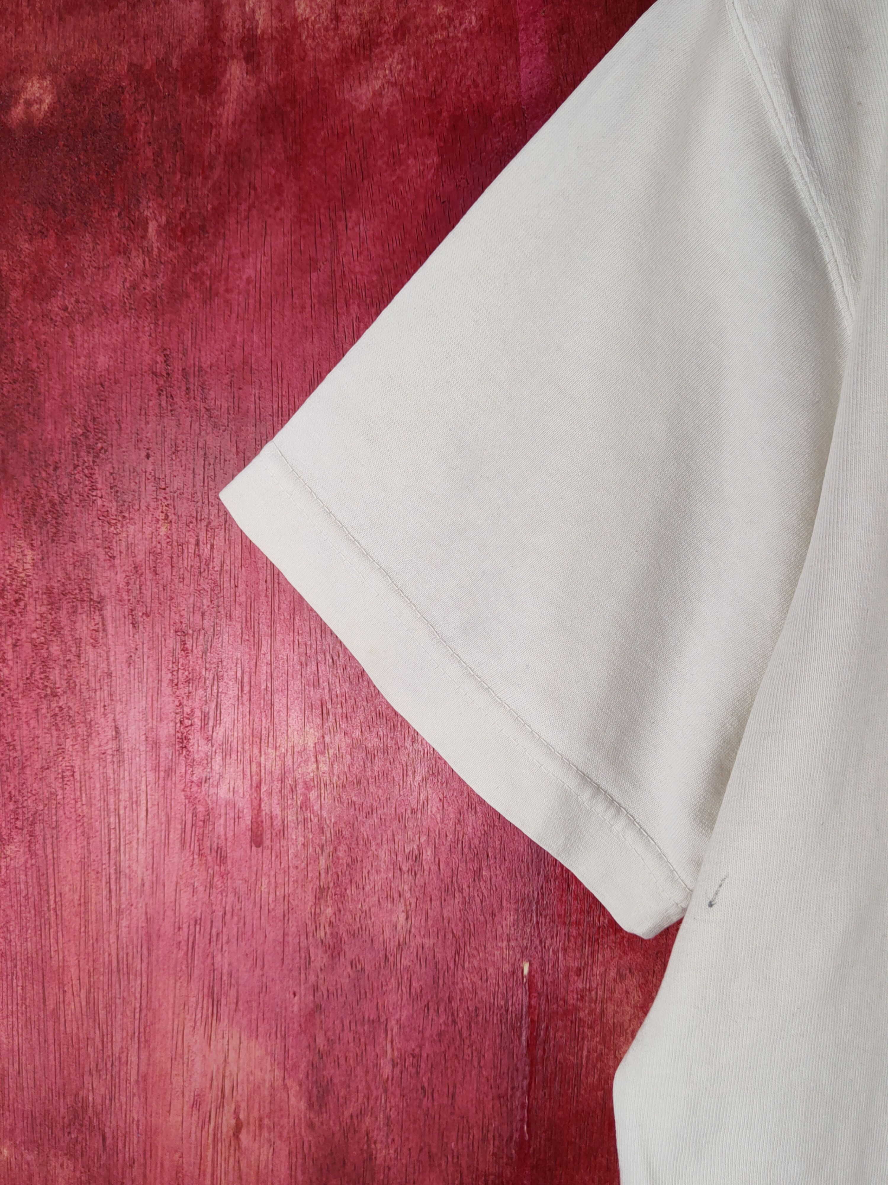 Japanese Brand North No Name White distressed ripped T-Shirts #S2046 Size US L / EU 52-54 / 3 - 5 Thumbnail