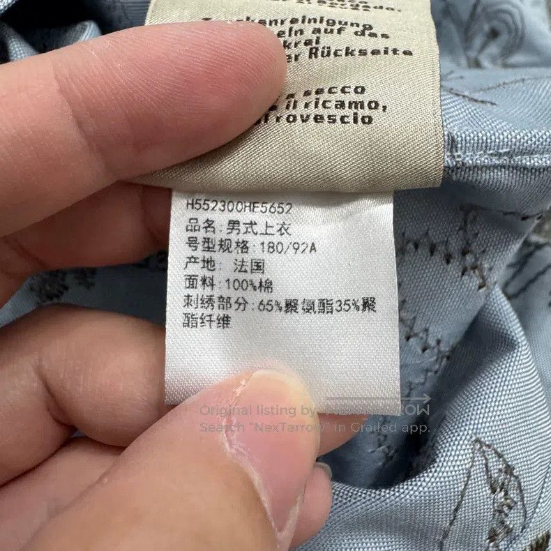 Hermes Hermes Floral embroidery all-over print short sleeve shirt Size US L / EU 52-54 / 3 - 4 Thumbnail