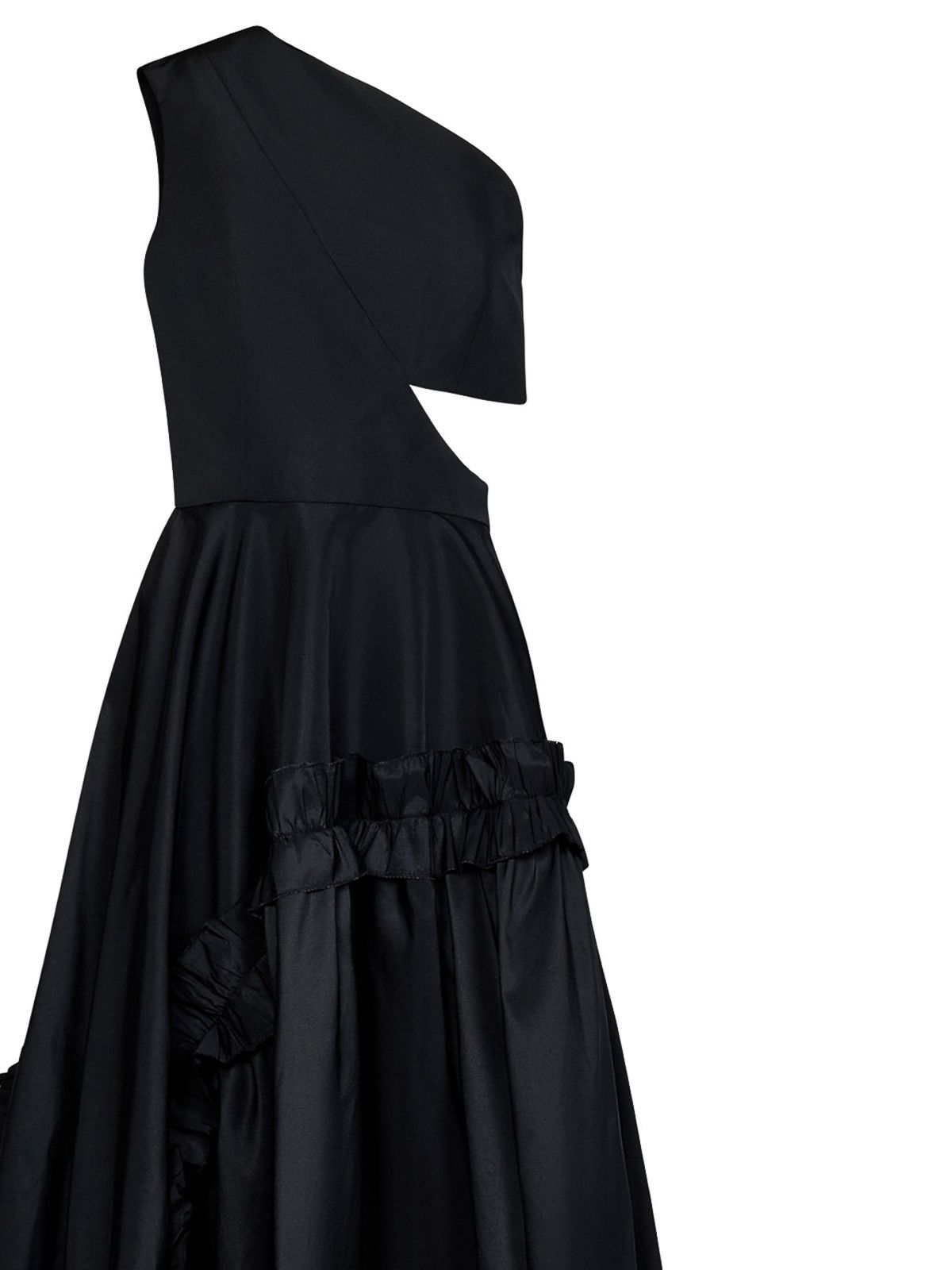 Alexander McQueen o1y0325 Elegant Midi Dress in Black Size M / US 6-8 / IT 42-44 - 3 Thumbnail