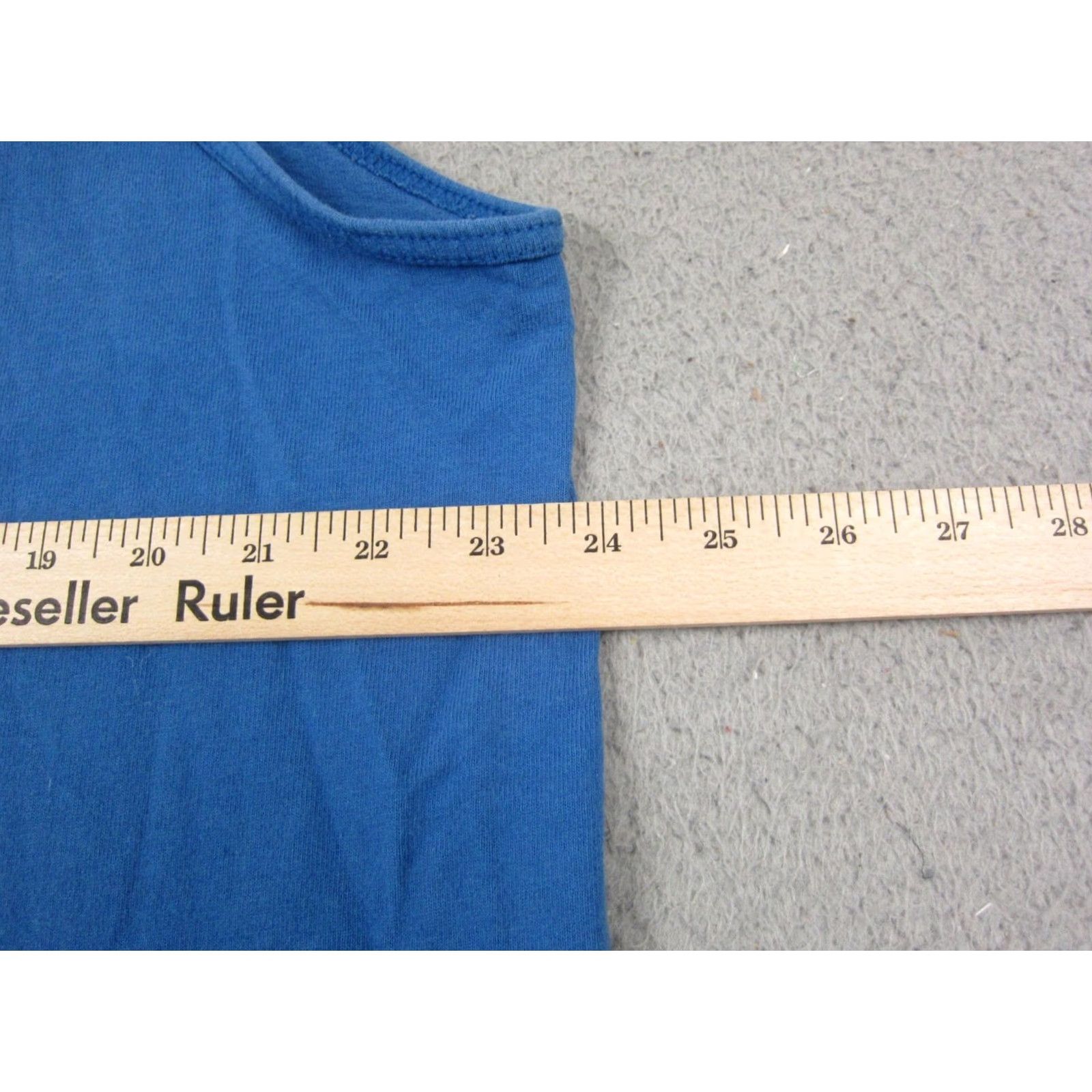 Vintage Pluma Tank Shirt Mens 2XL Blue Cotton Vintage USA 70s 90s Outdoor Sports Sleeveless Tank Vest Size US XXL / EU 58 / 5 - 6 Thumbnail