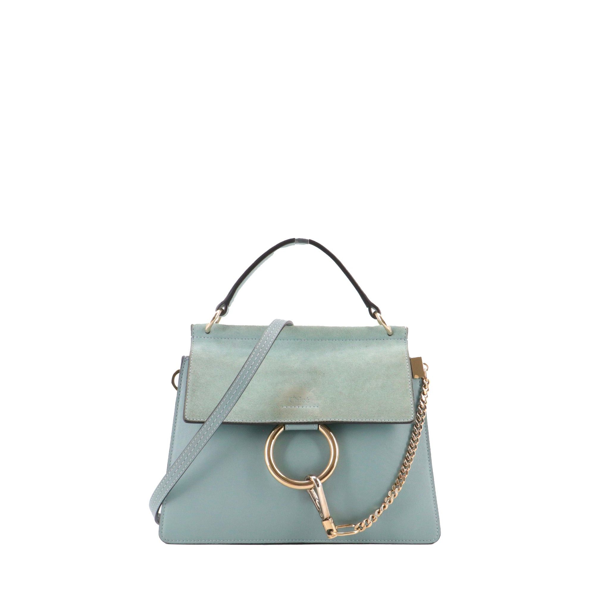 Chloe CHLOÉ - Faye Chloé shoulder bag in blue leather Size ONE SIZE - 1 Thumbnail