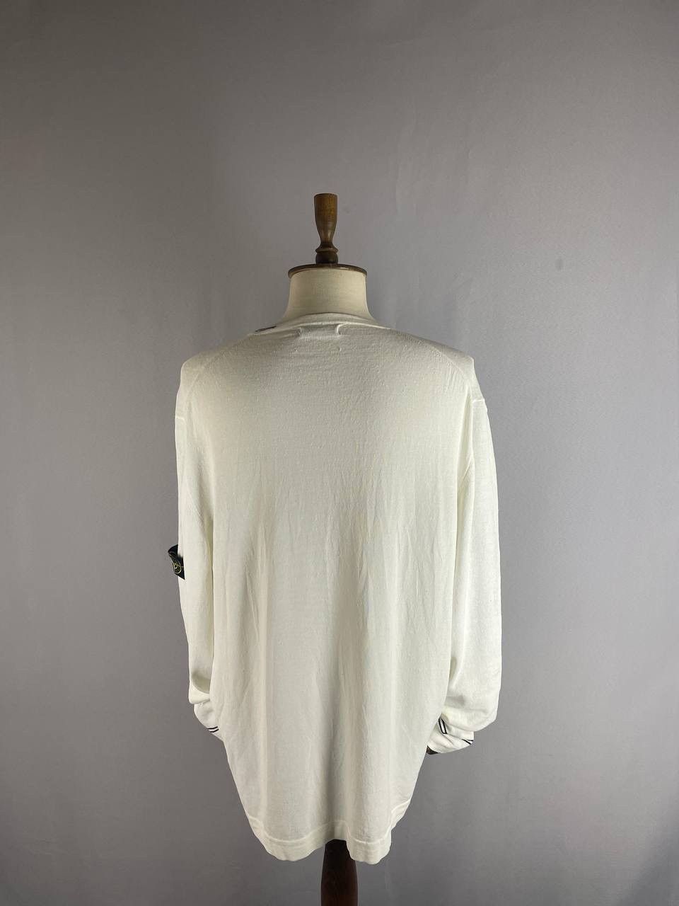 Stone Island Stone Island Crewneck Sweatshirt White Size US XXL / EU 58 / 5 - 2 Thumbnail