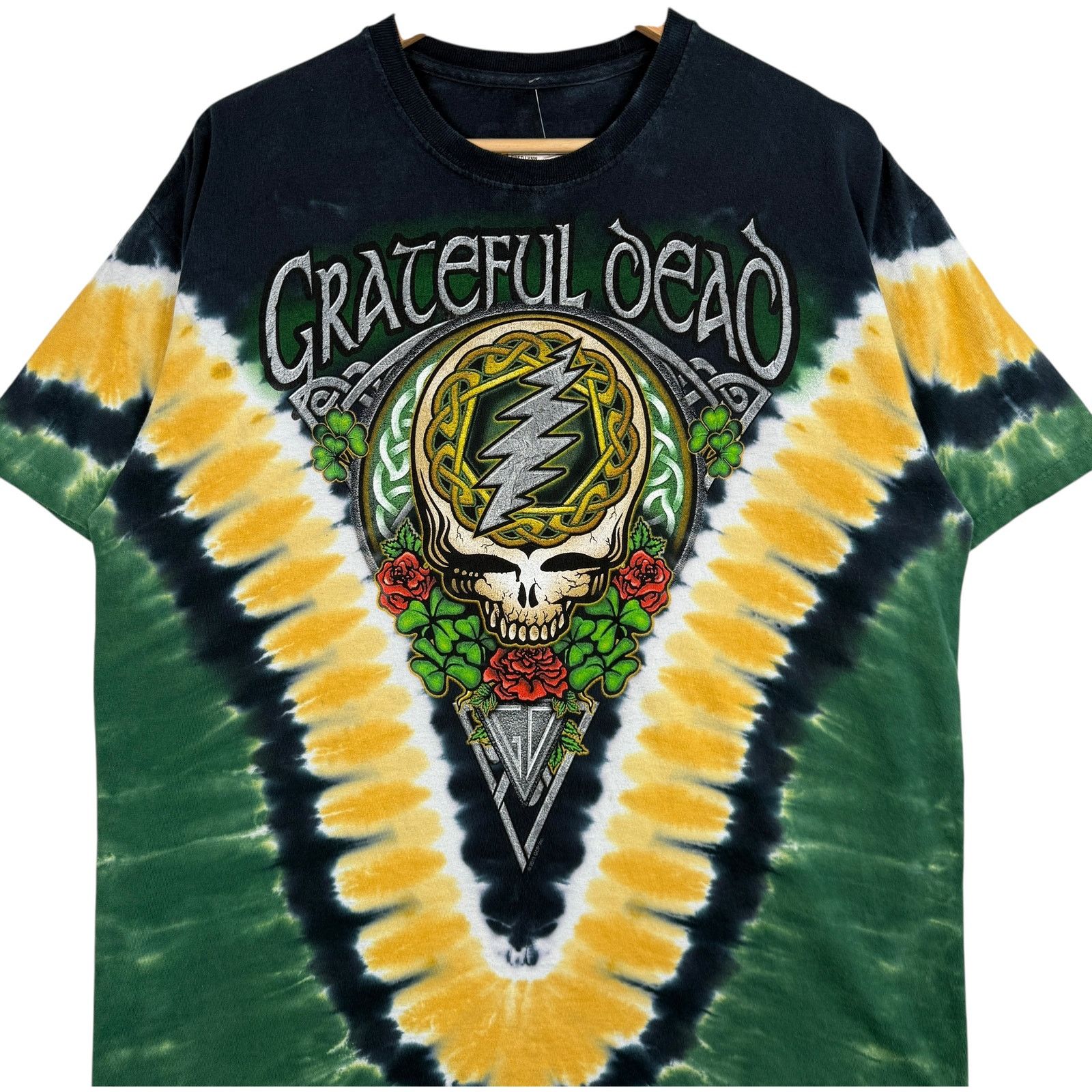 Vintage Vintage Greatful Dead "Steal Your Face" Tie Dye Band Tee XL Size US XL / EU 56 / 4 - 2 Thumbnail