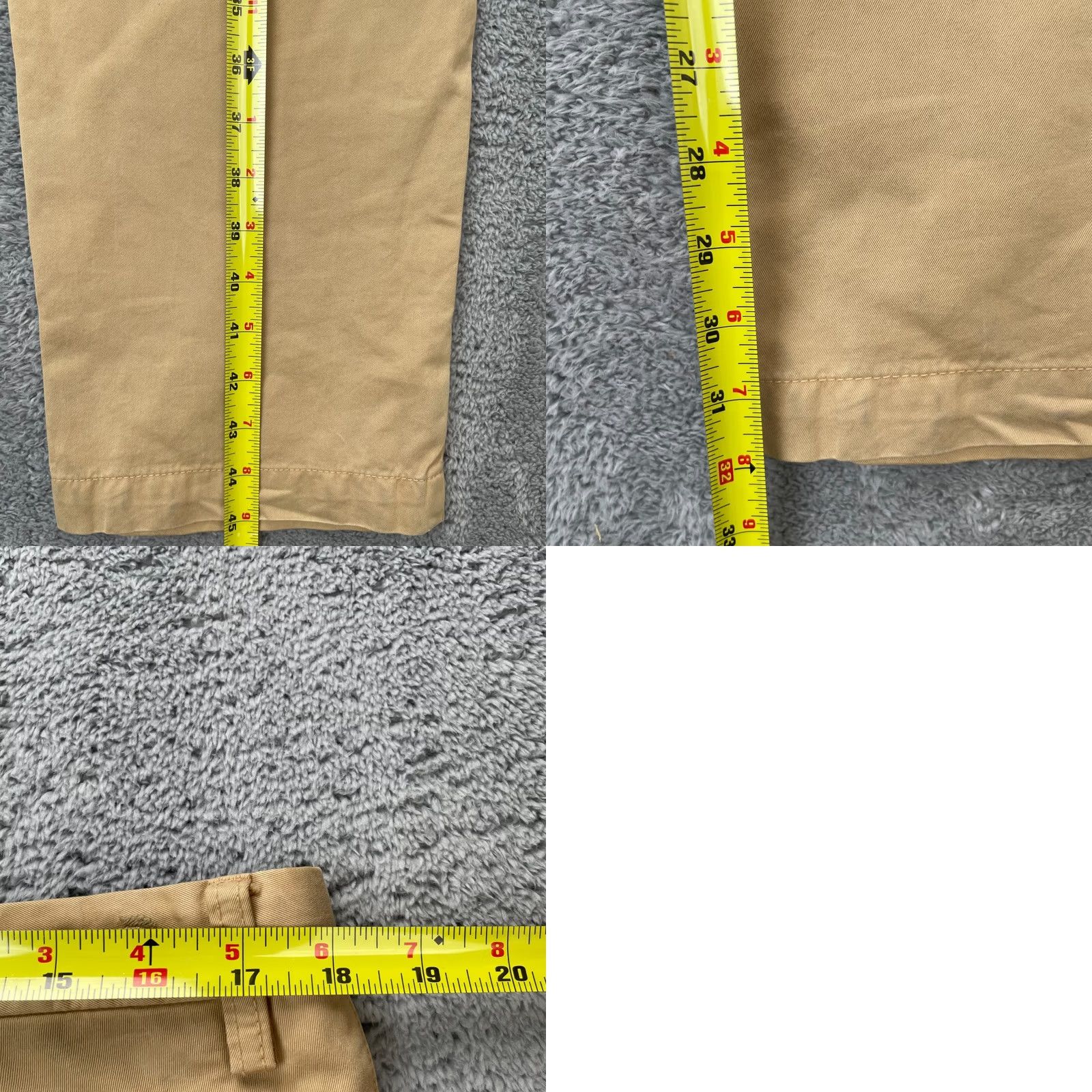 Tommy Hilfiger Tommy Hilfiger Pants Men 34x34 Beige Chino Slacks Pima Cotton Stretch Straight Leg Casual Travel Size US 34 / EU 50 - 8 Thumbnail