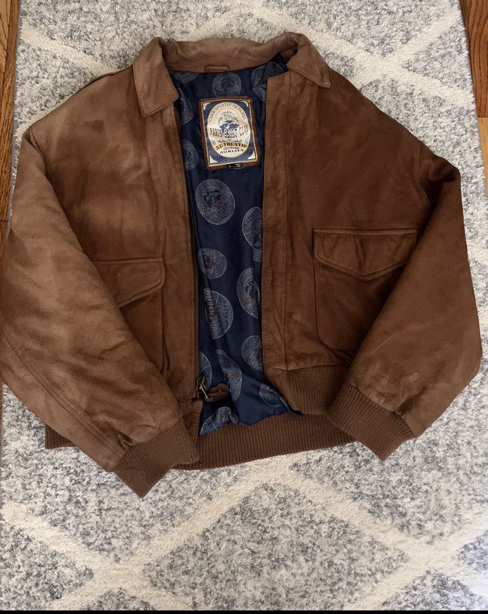 Vintage Vintage leather cropped jacket Size US L / EU 52-54 / 3 - 3 Thumbnail