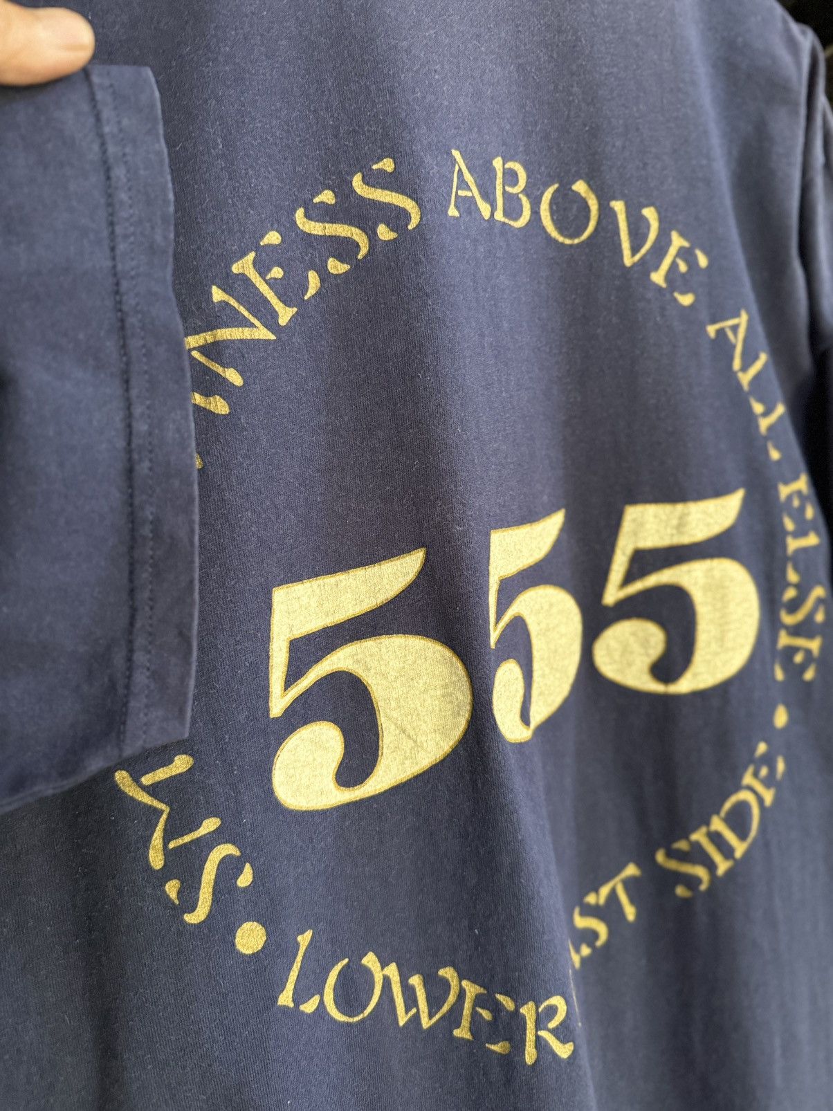 Girl Skateboards × Vintage Vintage 90s Triple 555 Les Skateboard Faded Tee Size US XL / EU 56 / 4 - 4 Thumbnail