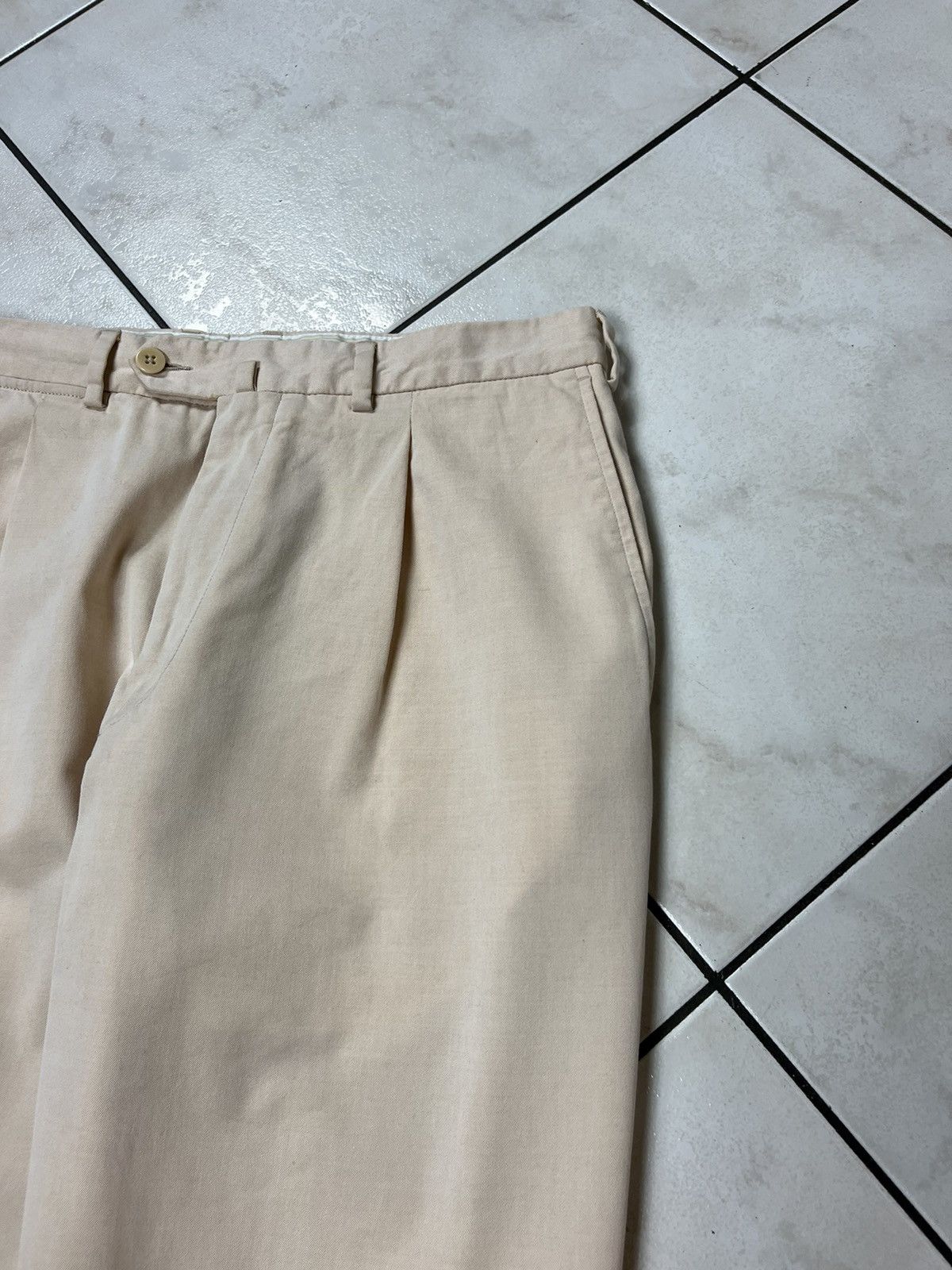 Ermenegildo Zegna Ermenegildo Zegna casual creased pants pleated trousers Size US 34 / EU 50 - 6 Thumbnail