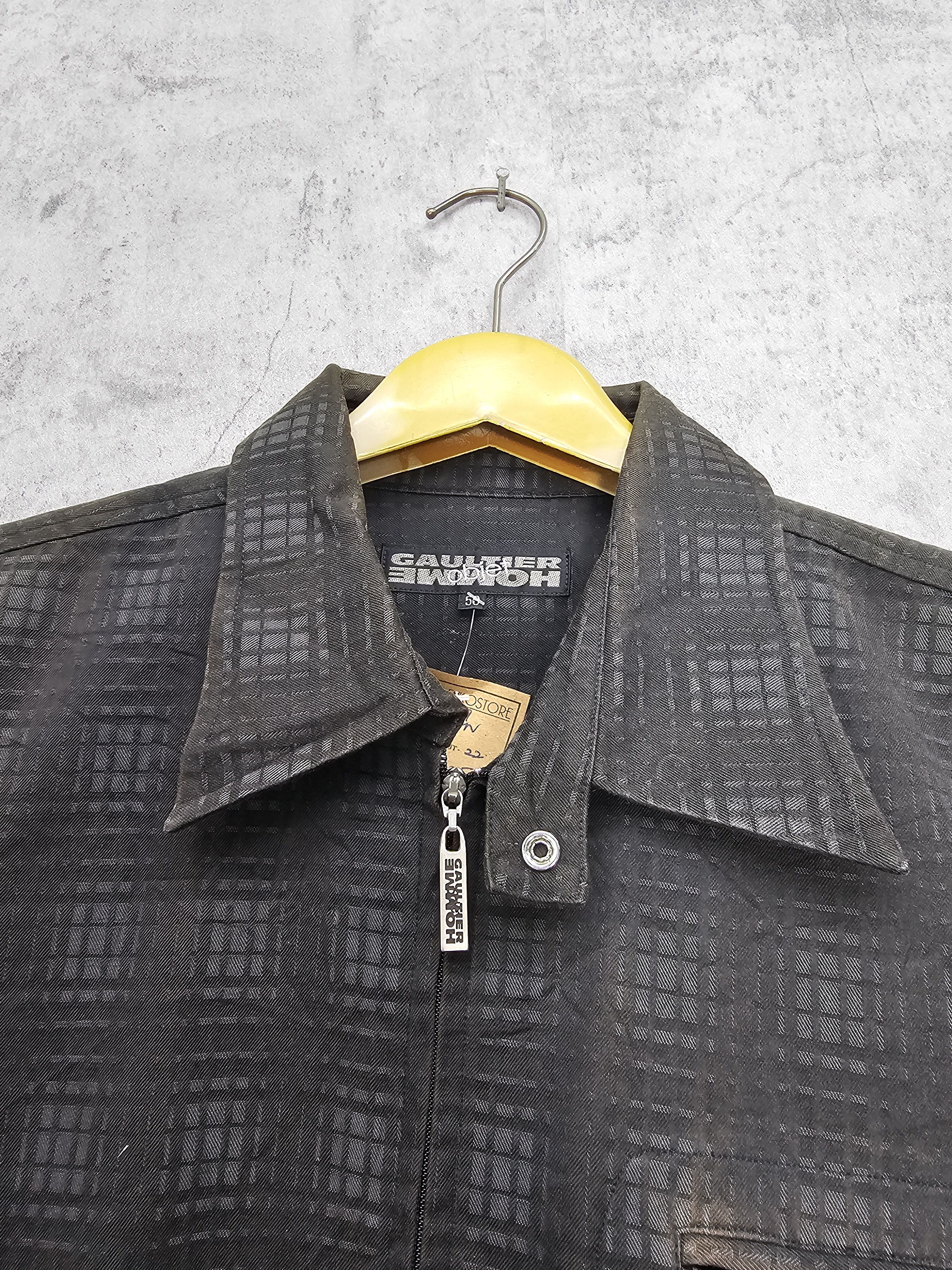 Designer Vintage GAULTIER HOMME OBJET Plaid Checked Jacket J0066 Size US M / EU 48-50 / 2 - 9 Thumbnail