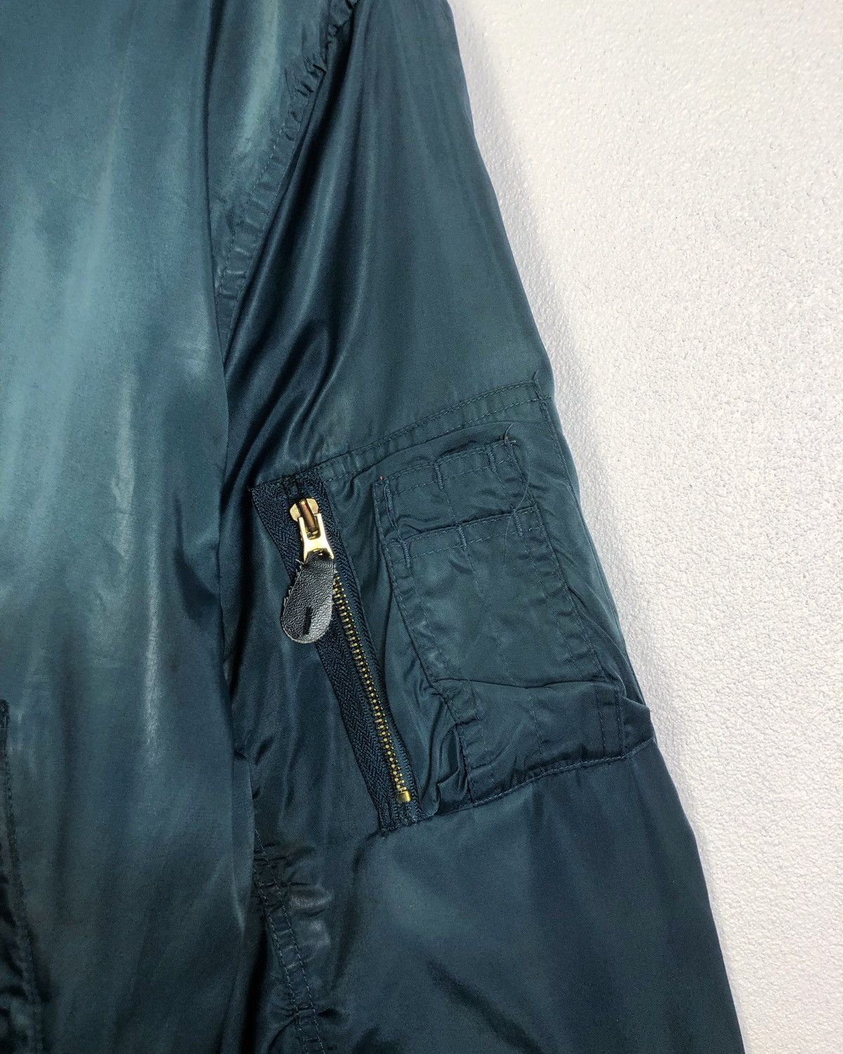Vintage Rare Vintage Phantom Military MA-1 Reversible Bomber Jacket Size US XXL / EU 58 / 5 - 6 Thumbnail