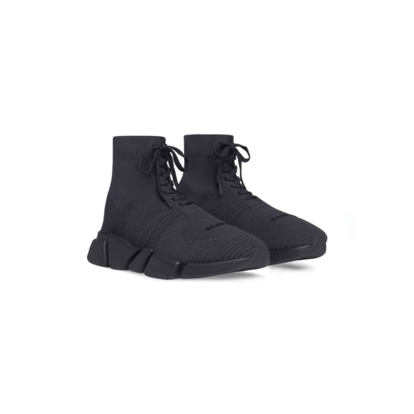 Balenciaga o1mt1gz0824 Speed 2.0 Lace-Up Recycled Knit Sneaker Size US 9 / EU 42 - 5 Thumbnail