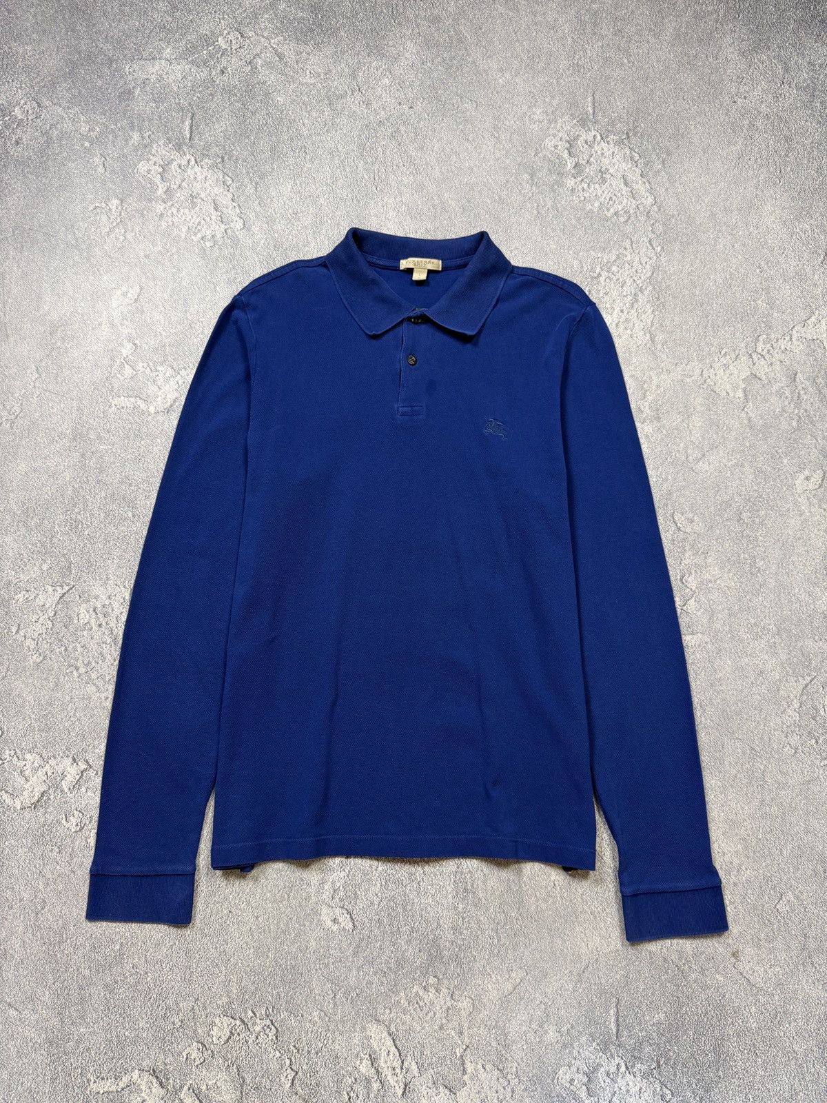 Burberry RARE Burberry Rugby Long Sleeve Nova Check Neck Shirt Size US L / EU 52-54 / 3 - 1 Thumbnail