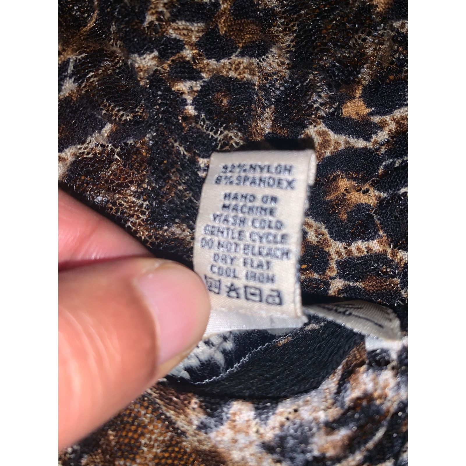 Other × Vintage Y2K Leopard Print Mesh Zip Hoodie Womens Large Sheer Size L / US 10 / IT 46 - 8 Thumbnail