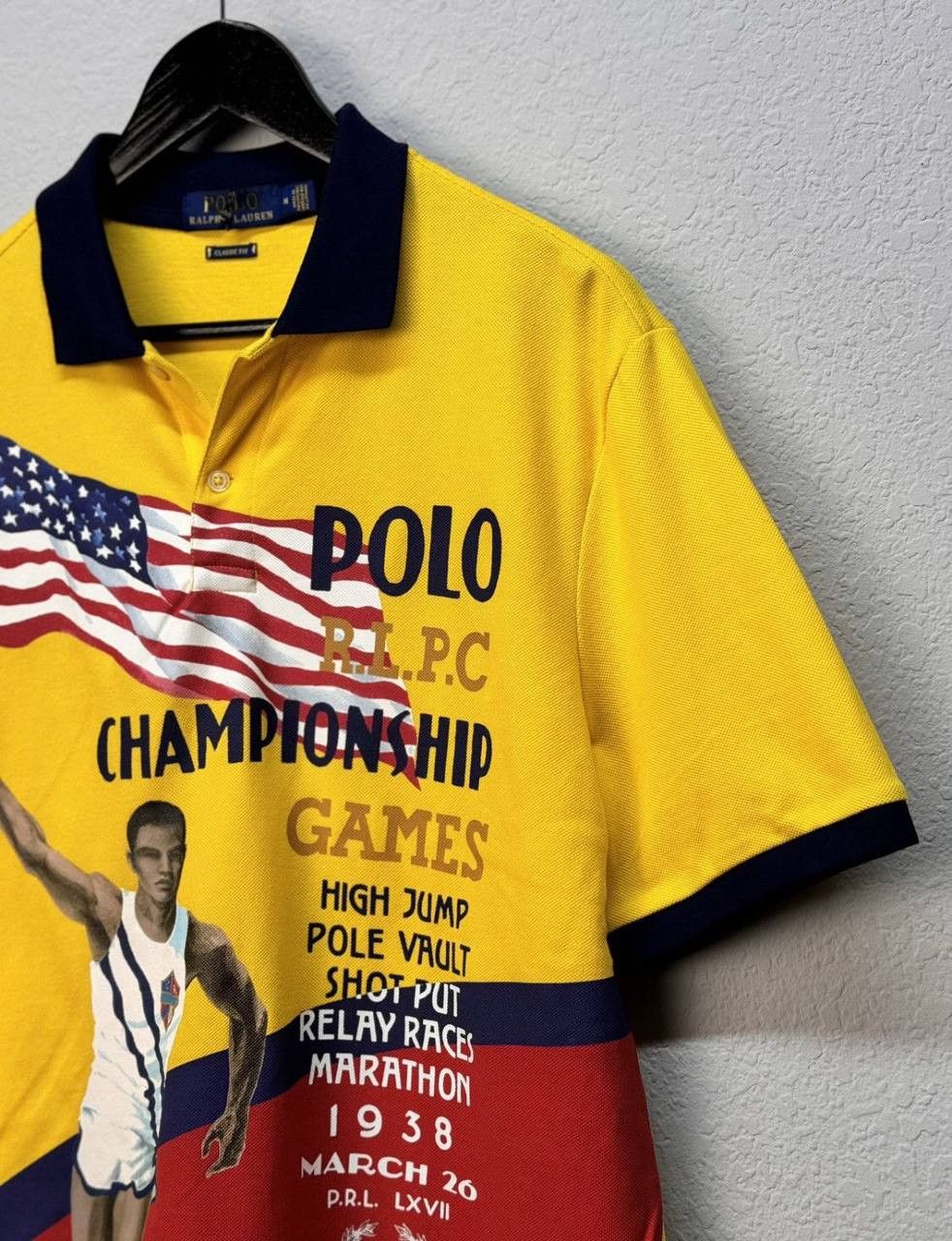 Polo Ralph Lauren × Vintage Polo Ralph Lauren Big Logo Championship Polo Jersey Size US M / EU 48-50 / 2 - 2 Thumbnail