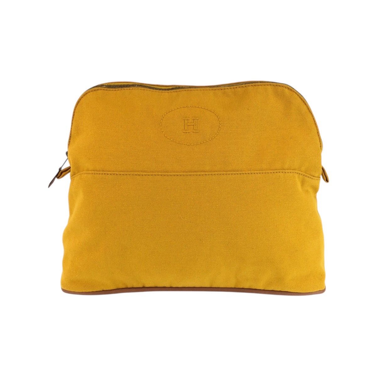 Hermes Hermes Hermes Bolide Cotton Canvas Pouch Textile Vanity Bag DUTY FREE for USA Size ONE SIZE - 1 Thumbnail