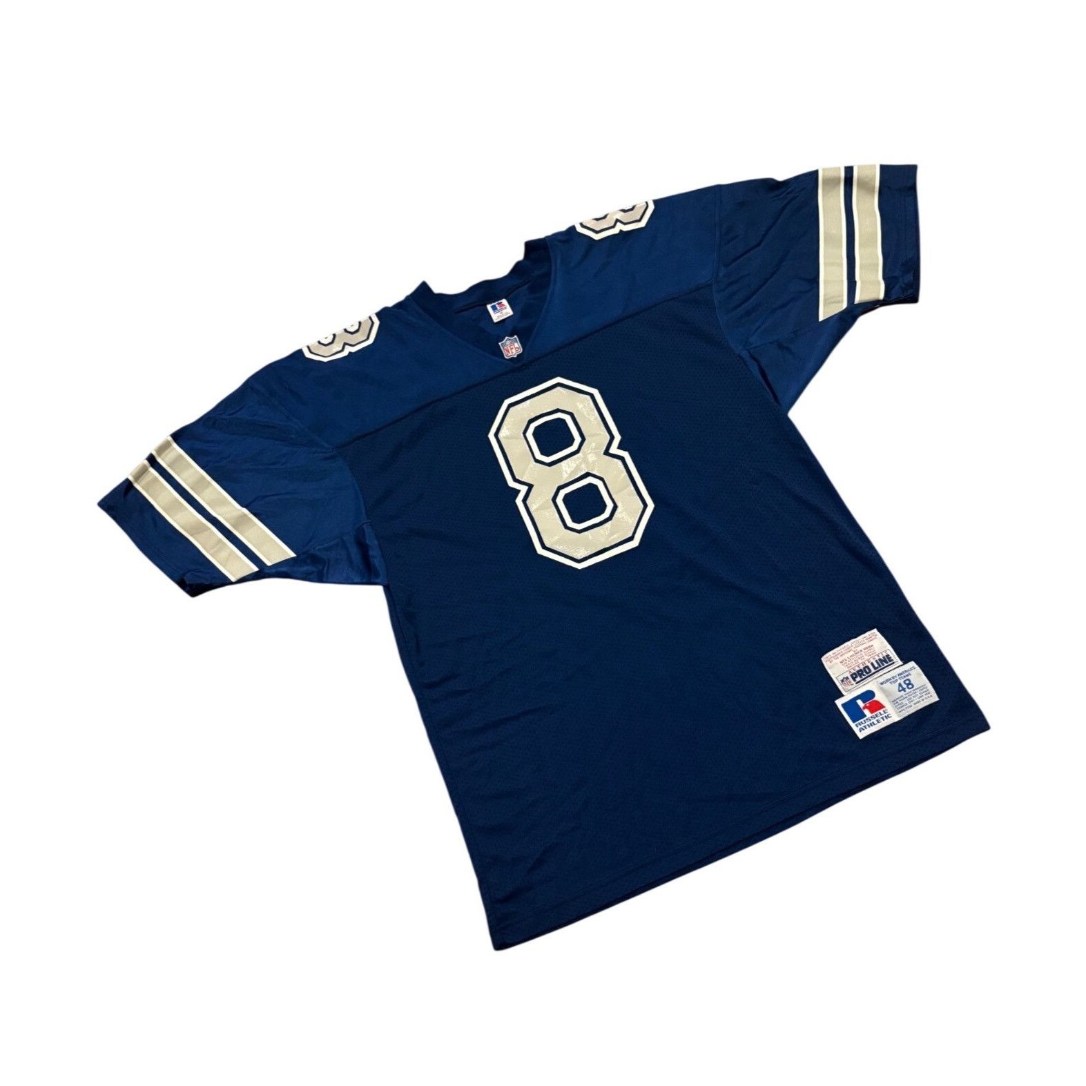 Russell Athletic 1992 Russell Athletic Dallas Cowboys Troy Aikman #8 Authenti Size US XL / EU 56 / 4 - 3 Thumbnail