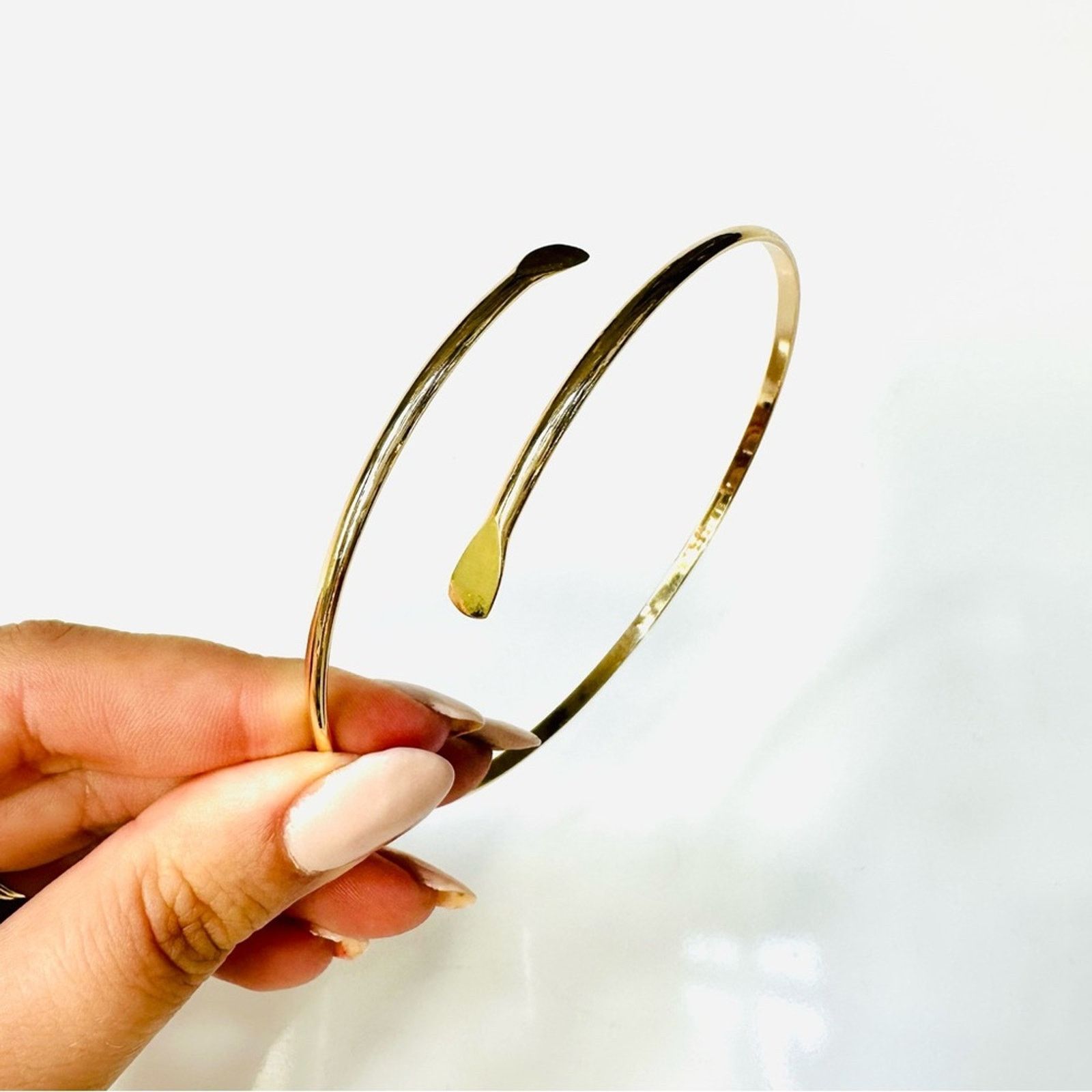 NEW NORDSTROM REVOLVE 14kt Gold Band Bracelet Cuff Jewelry