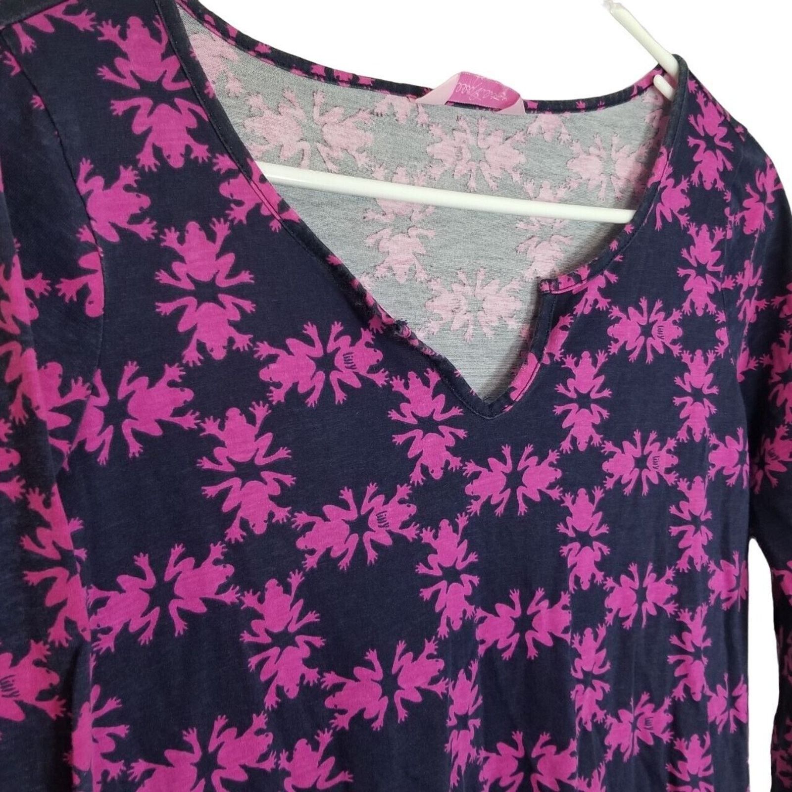 Lilly Pulitzer Lilly Pulitzer Get Happy Gretchen Frog Print Mini Dress XS Size XS / US 0-2 / IT 36-38 - 5 Thumbnail