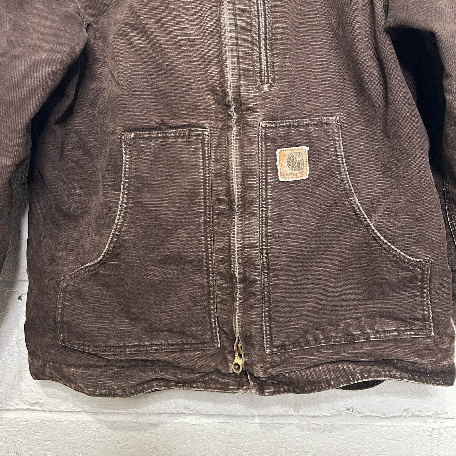 Carhartt Vintage Carhartt Sherpa-Lined Ridge Jacket “Dark Brown” C61 Size US M / EU 48-50 / 2 - 4 Thumbnail