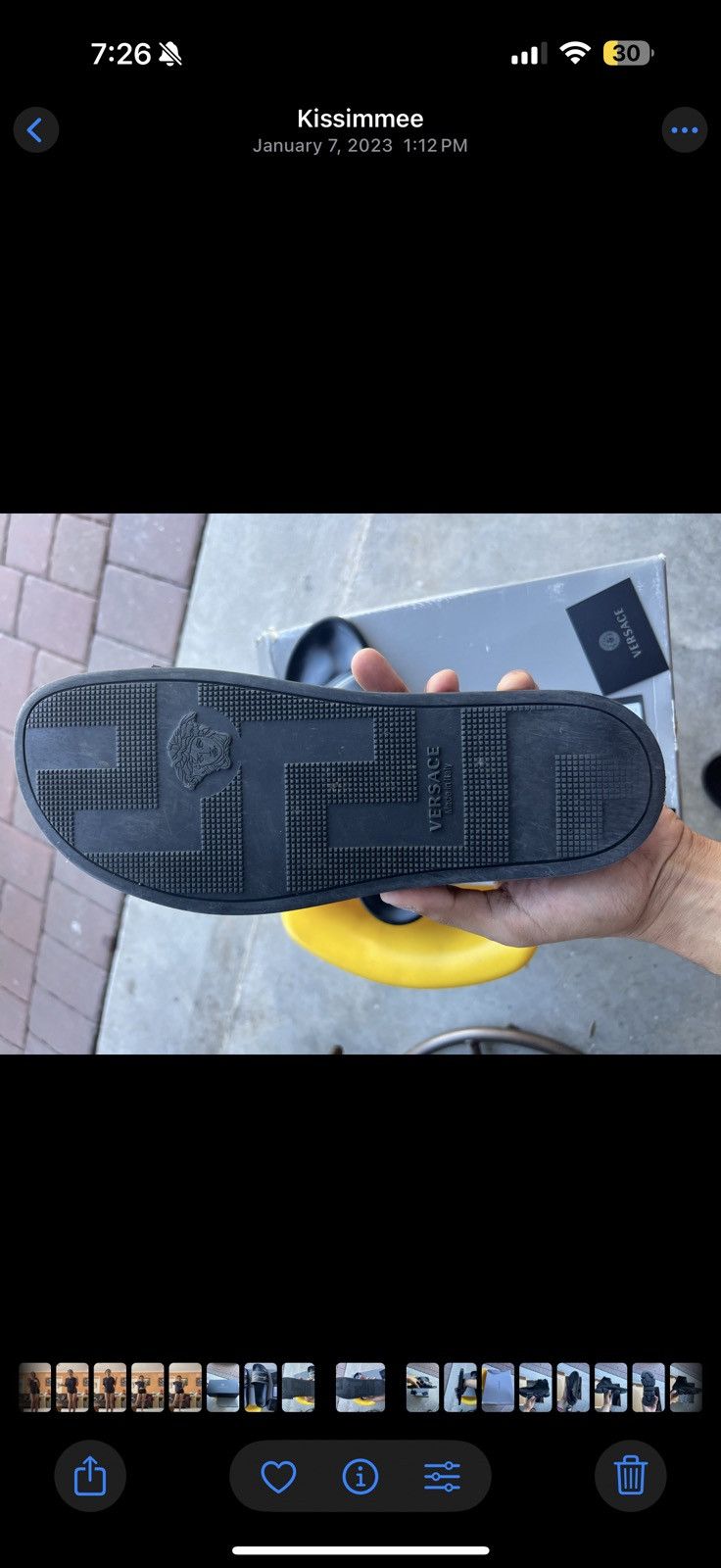 Versace Versace black sandals Size US 11.5 / EU 44-45 - 5 Thumbnail