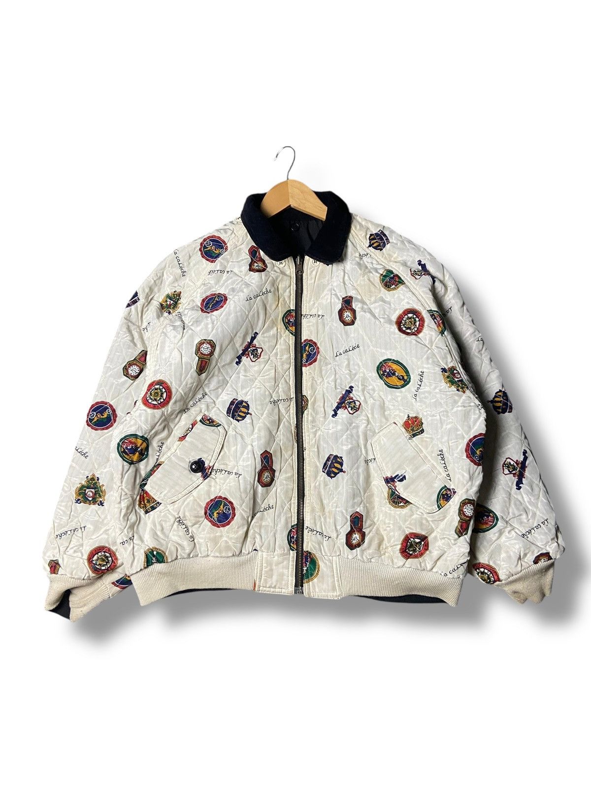 Japanese Brand Akagawaei Japanese Brand Reversible Bomber Jacket (168) Size US XL / EU 56 / 4 - 3 Thumbnail