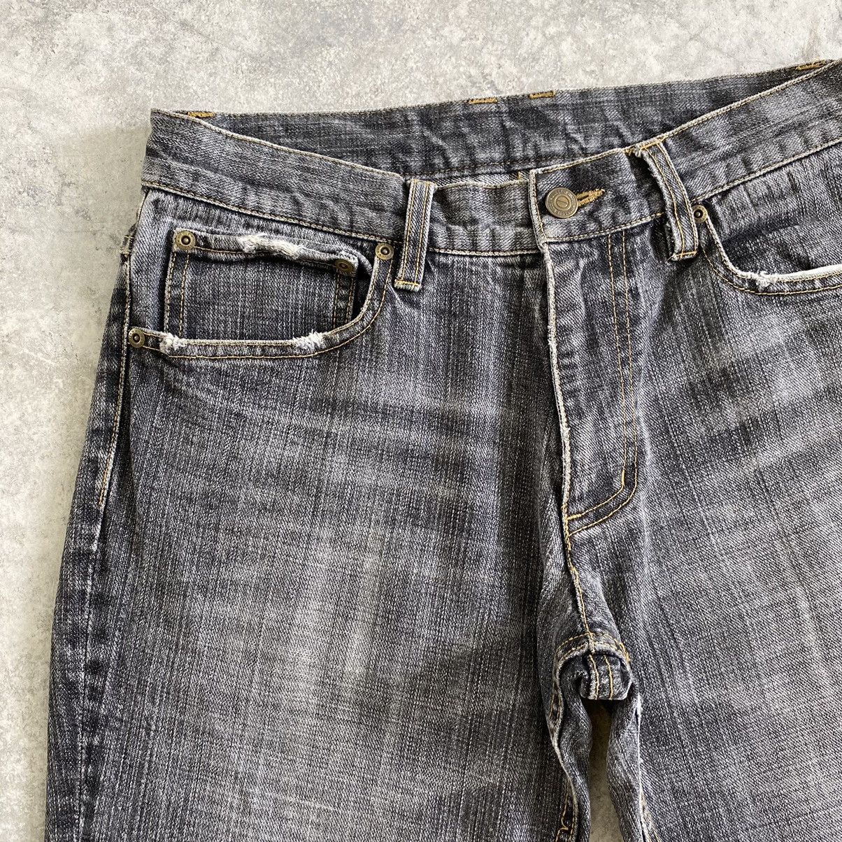 Other Monsieur Nicole Washed Grey Flared Denim Jeans Size US 30 / EU 46 - 8 Thumbnail