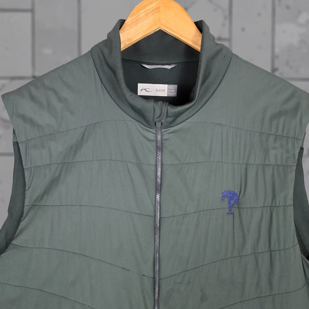KJUS KJUS x OLD ELM CLUB Mens Full Zip Insulated Vest 3XL Green Windbreaker Golf Casual Size US XXL / EU 58 / 5 - 1 Thumbnail