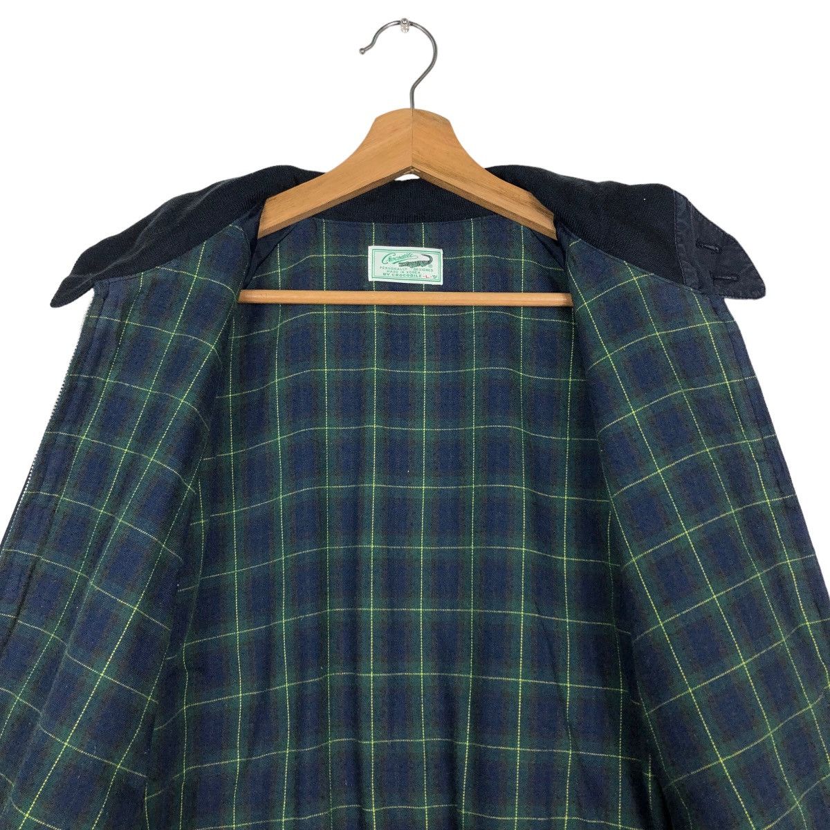 Japanese Brand 🔥Vintage Bomber Jacket Crocodile Japan Tartan Blanket Size US L / EU 52-54 / 3 - 14 Thumbnail
