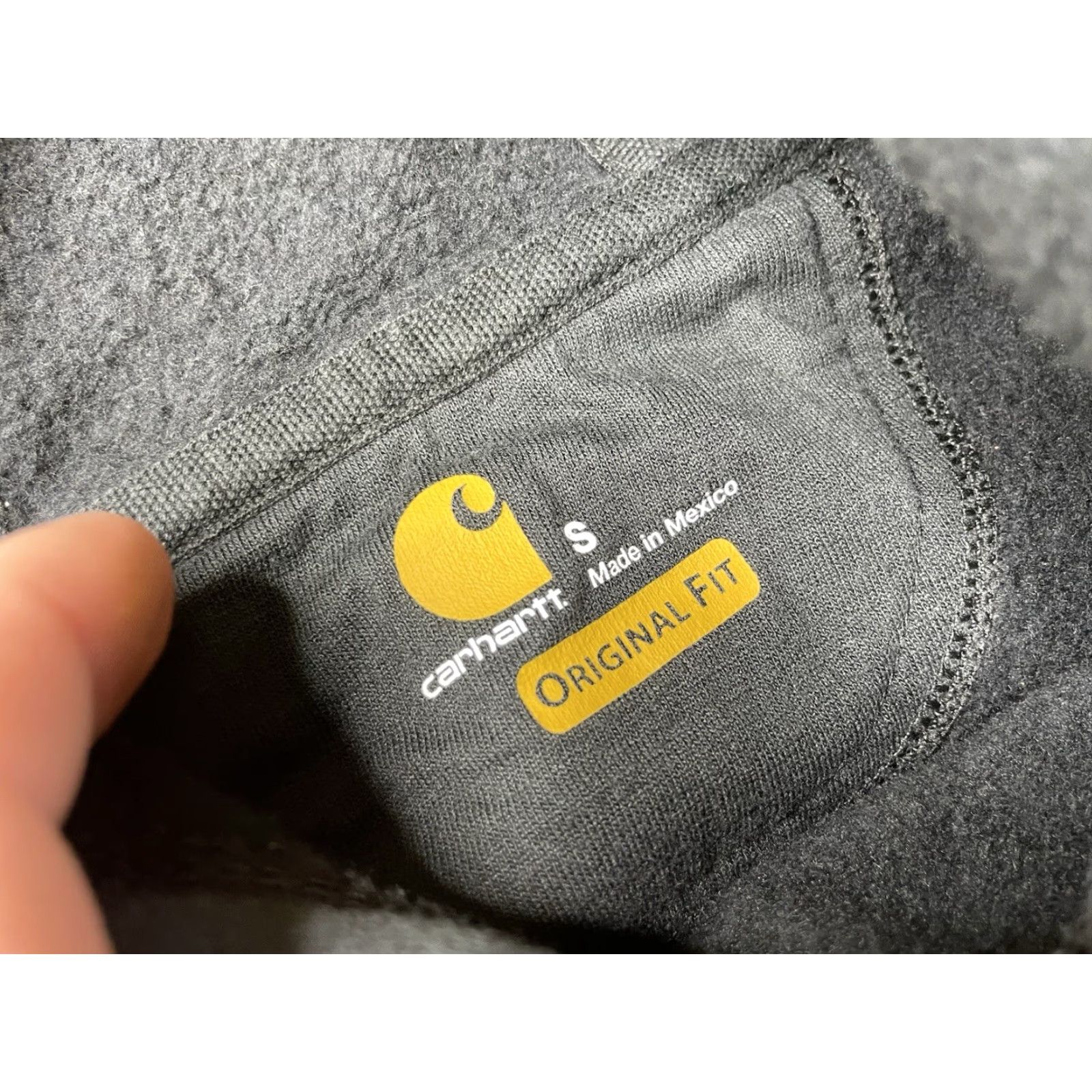 Carhartt Carhartt Hoodie Pullover Black Small Mens Crew Neck Fleece Hooded Logo Sweatshirt Size US S / EU 44-46 / 1 - 2 Thumbnail