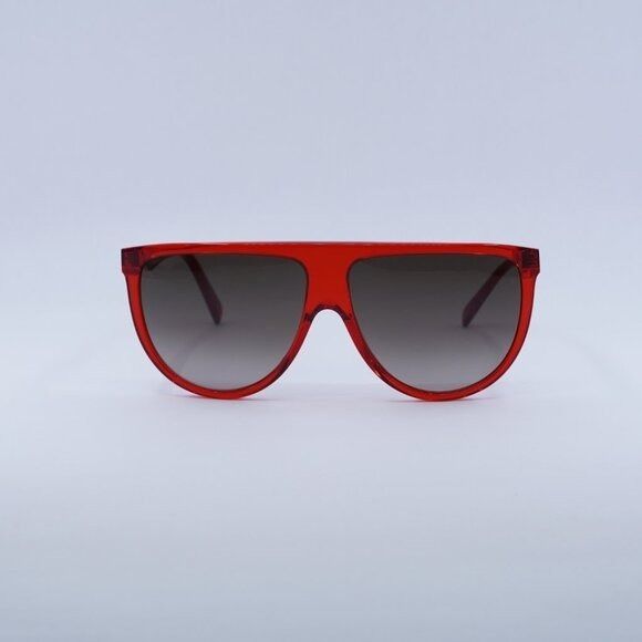 Celine New Celine CL40006I 66K Sunglasses - Red Frame, Grey Lenses Size ONE SIZE - 2 Thumbnail