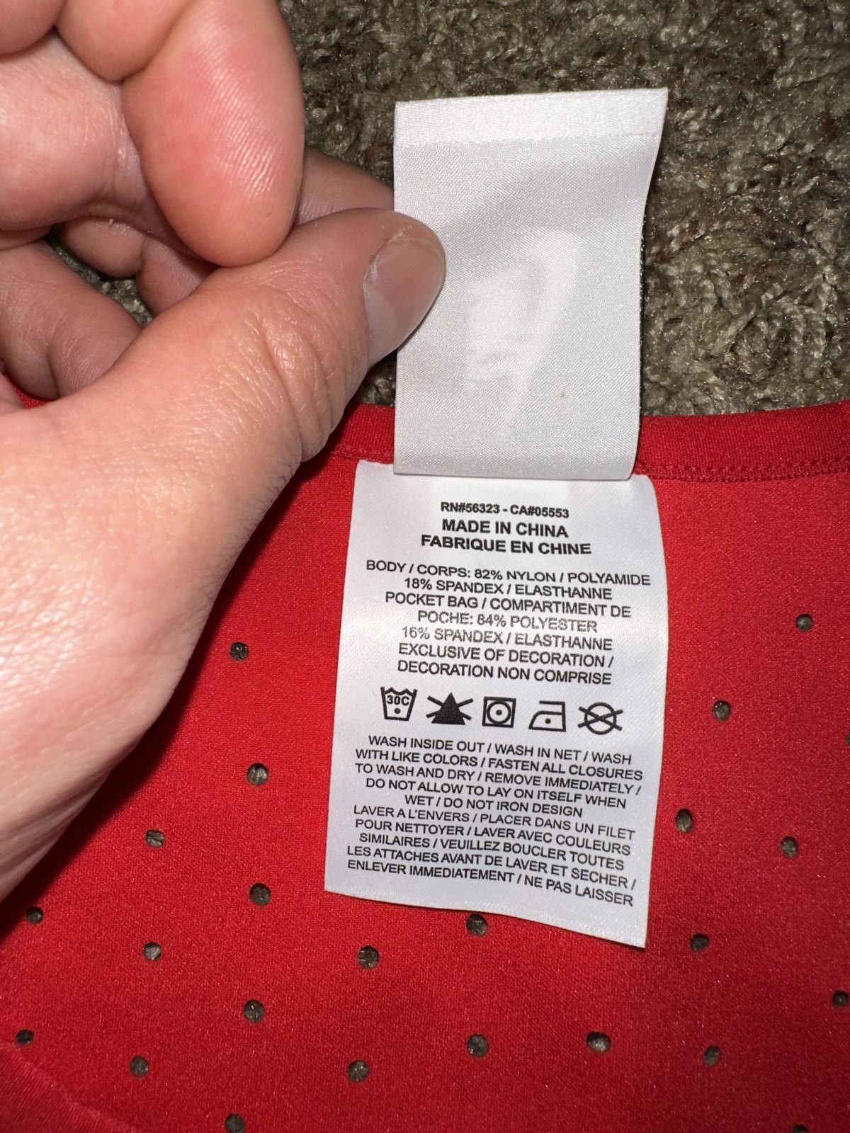 Nike Nike x Matthew M Williams Men’s NRG SE Chest Rig Red Vest Size US L / EU 52-54 / 3 - 7 Thumbnail