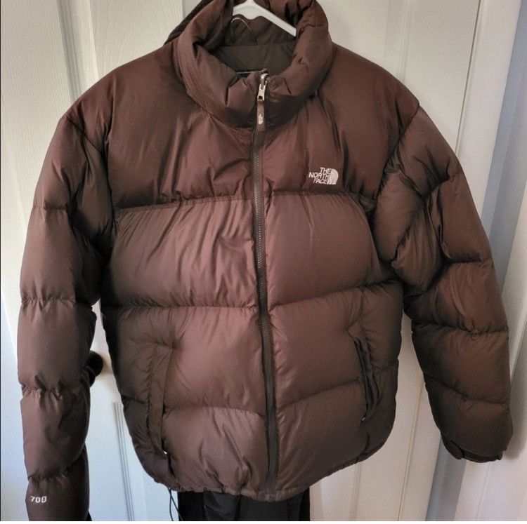 North Face Brown 96 Retro Nuptse 700 Goose Down PufferJacket